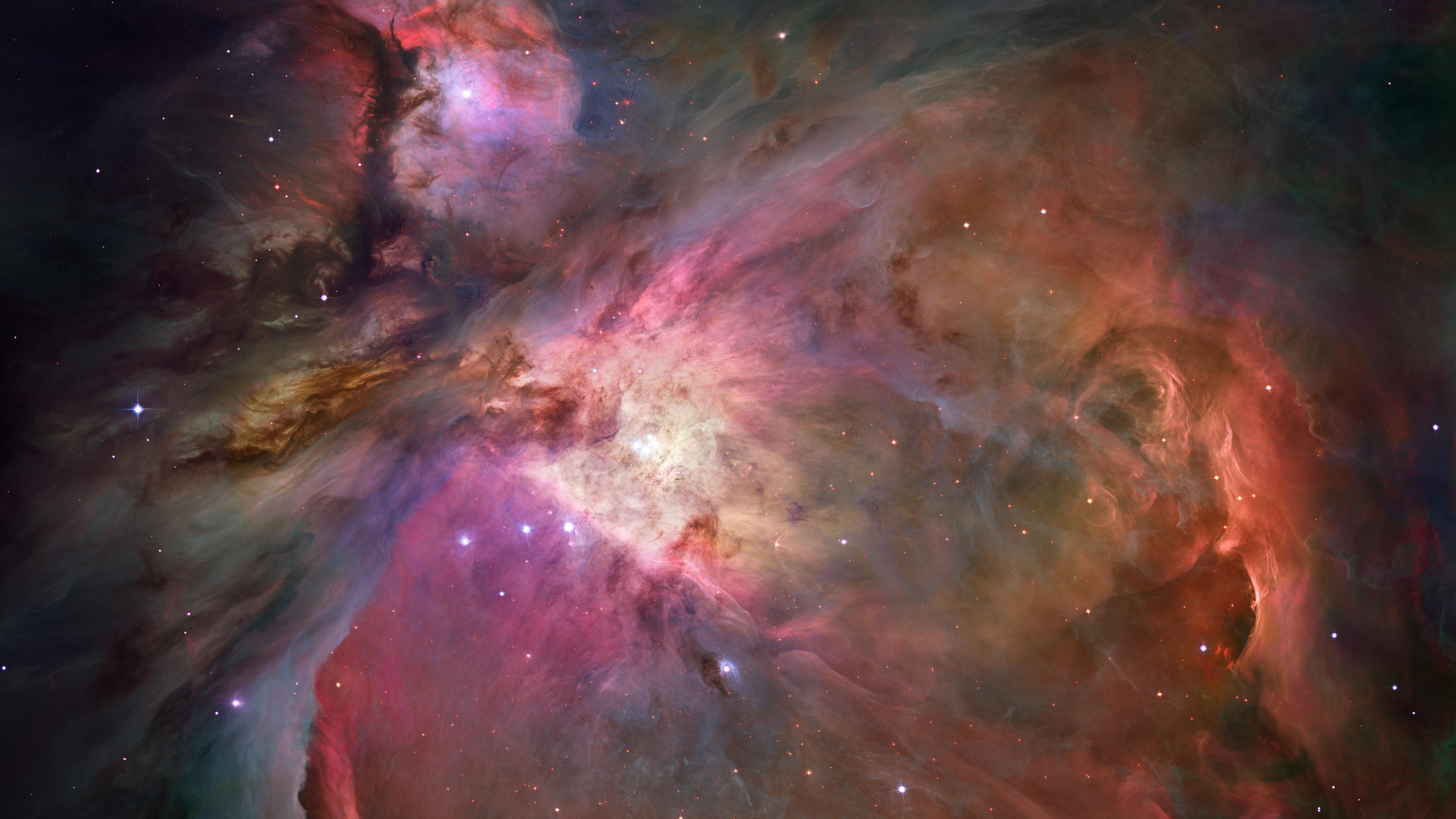 Wallpaper Orion Nebula, Hubble Space Telescope, NASA, HD, 5K, Space