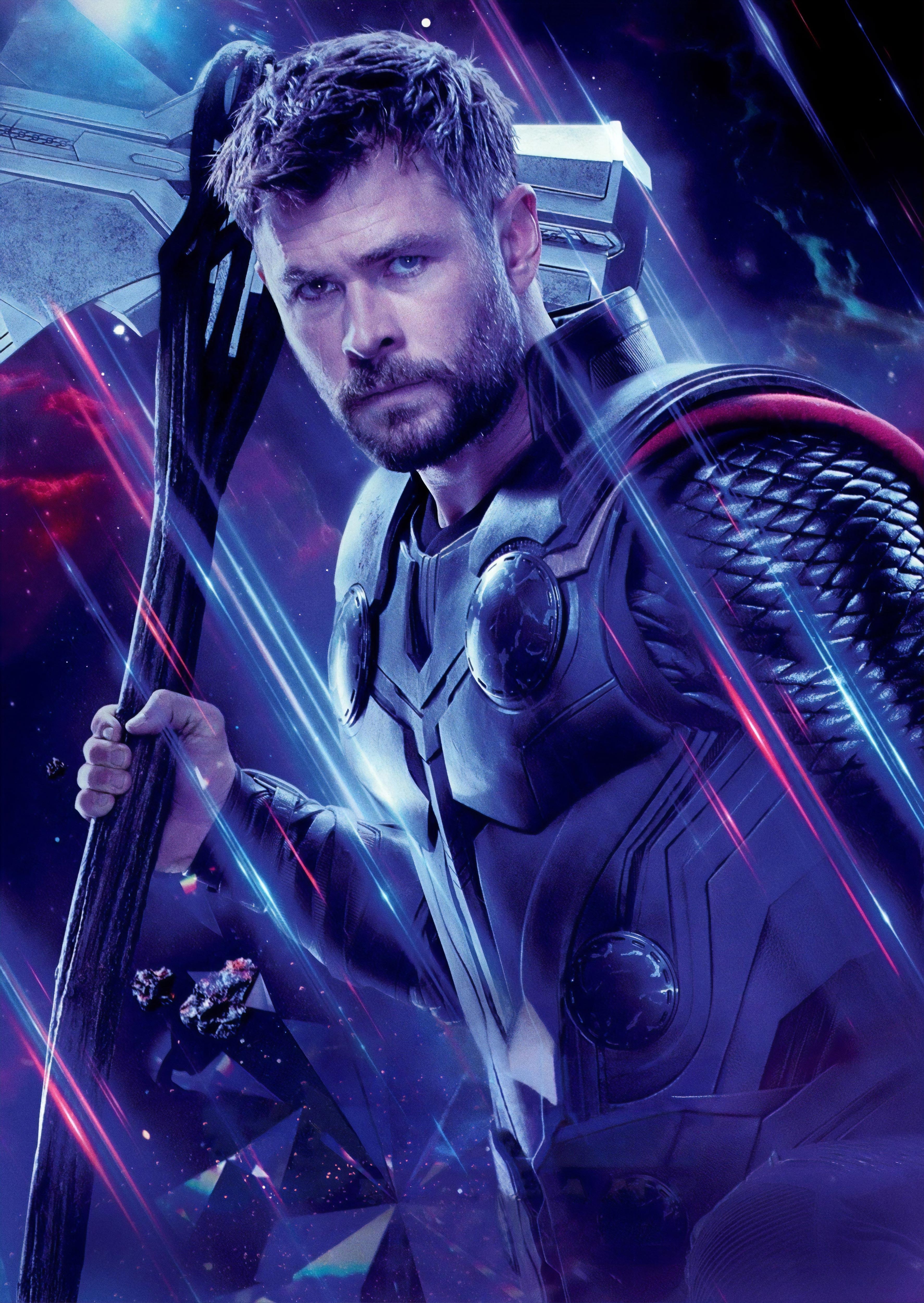 Thor in Avengers Endgame Wallpaper, HD Movies 4K Wallpapers, Image, Photos and Backgrounds
