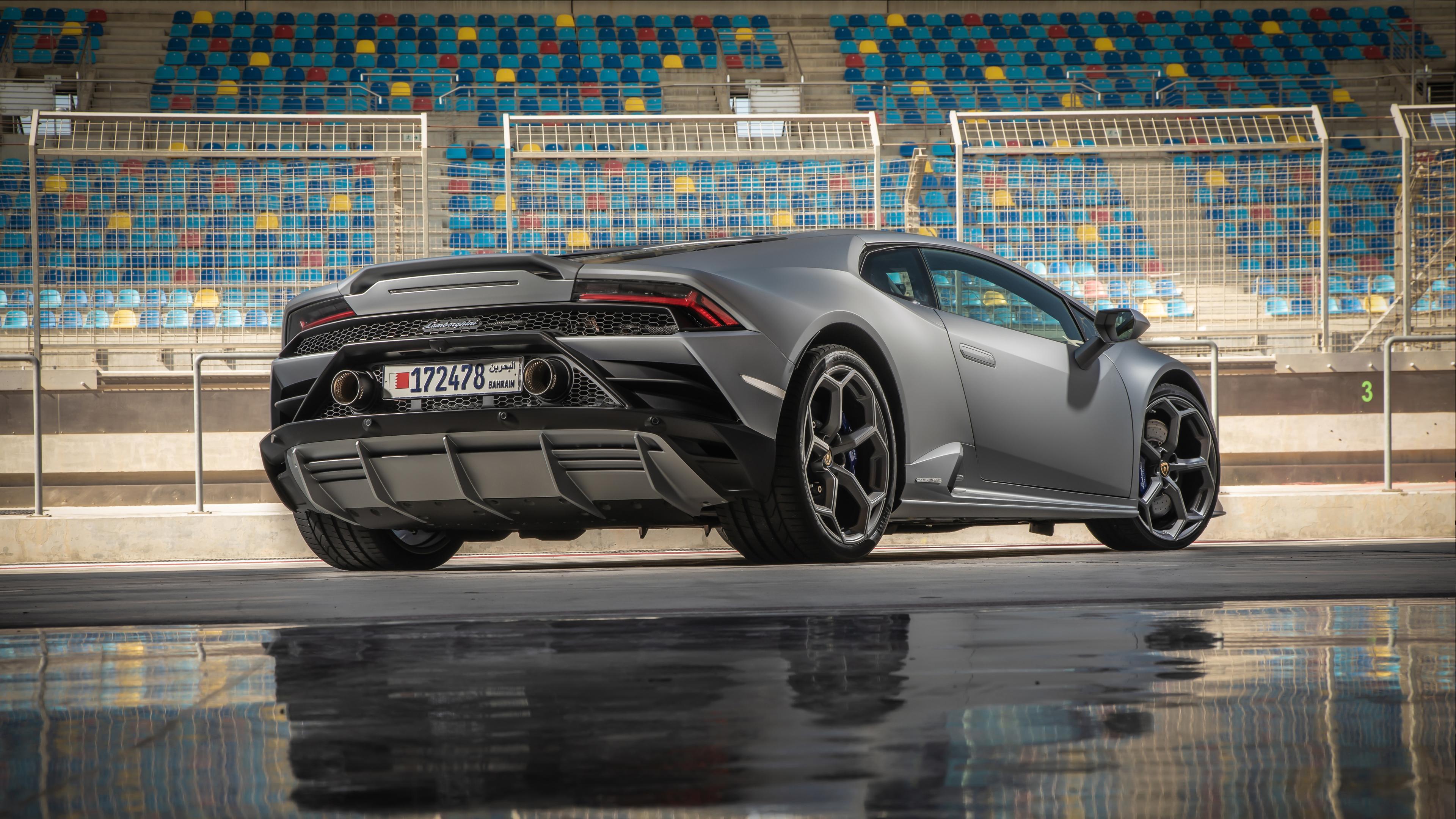 Wallpaper 4k 2019 Lamborghini Huracan Evo Rear 4k 4k Wallpaper