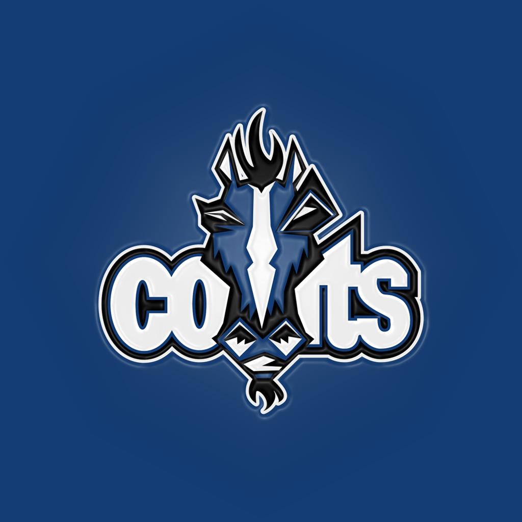 iPad Wallpaper with the Indianapolis Colts Team Logo
