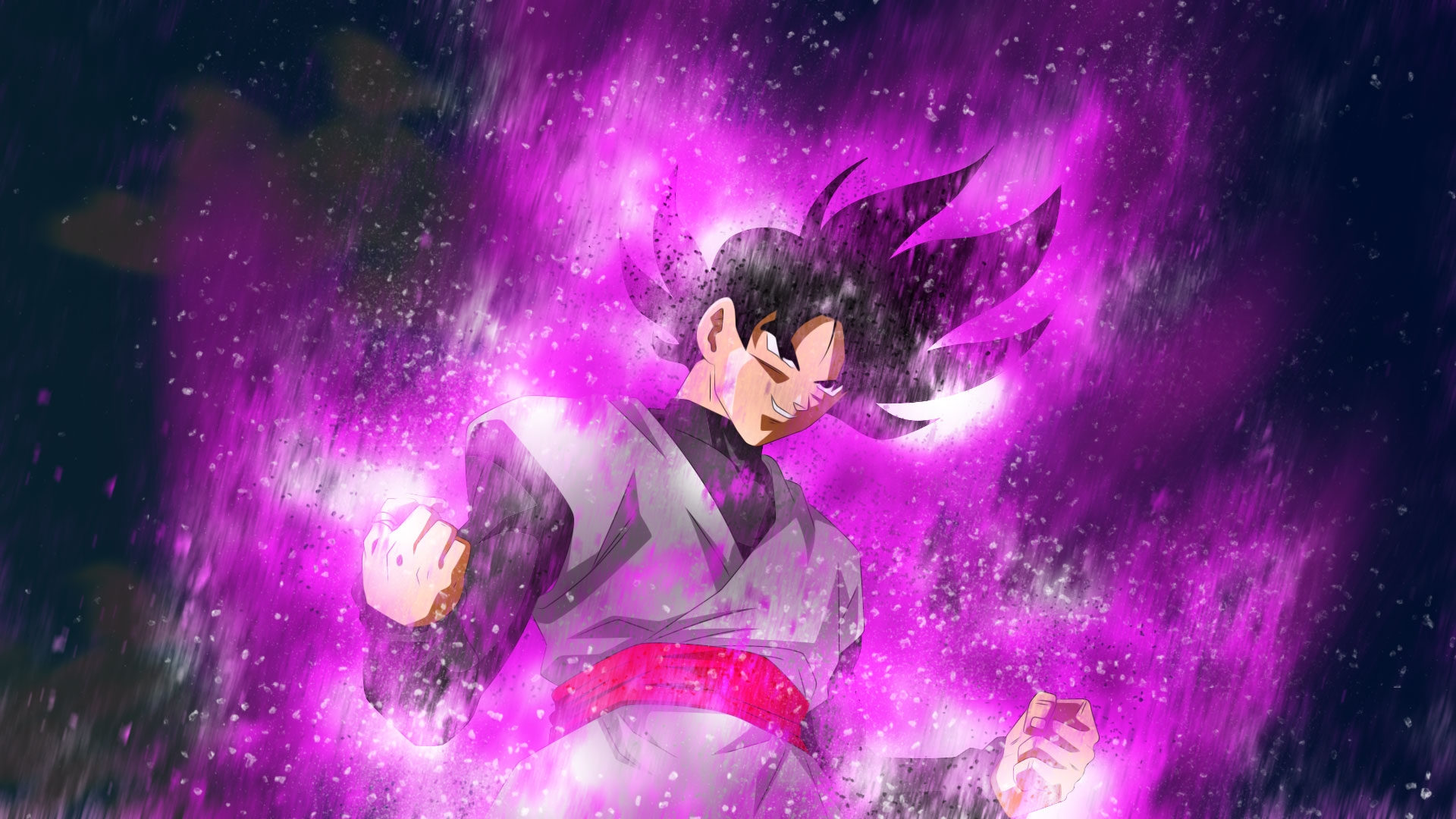 Download 1920x1080 Dragon Ball, Black Goku, Transform Wallpaper