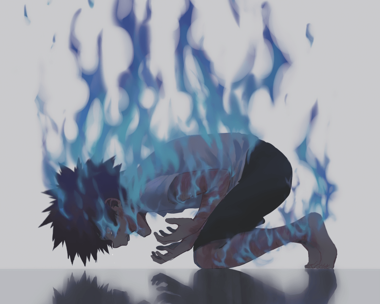 HD wallpaper: dabi, profile view, boku no hero academia, Anime, one person