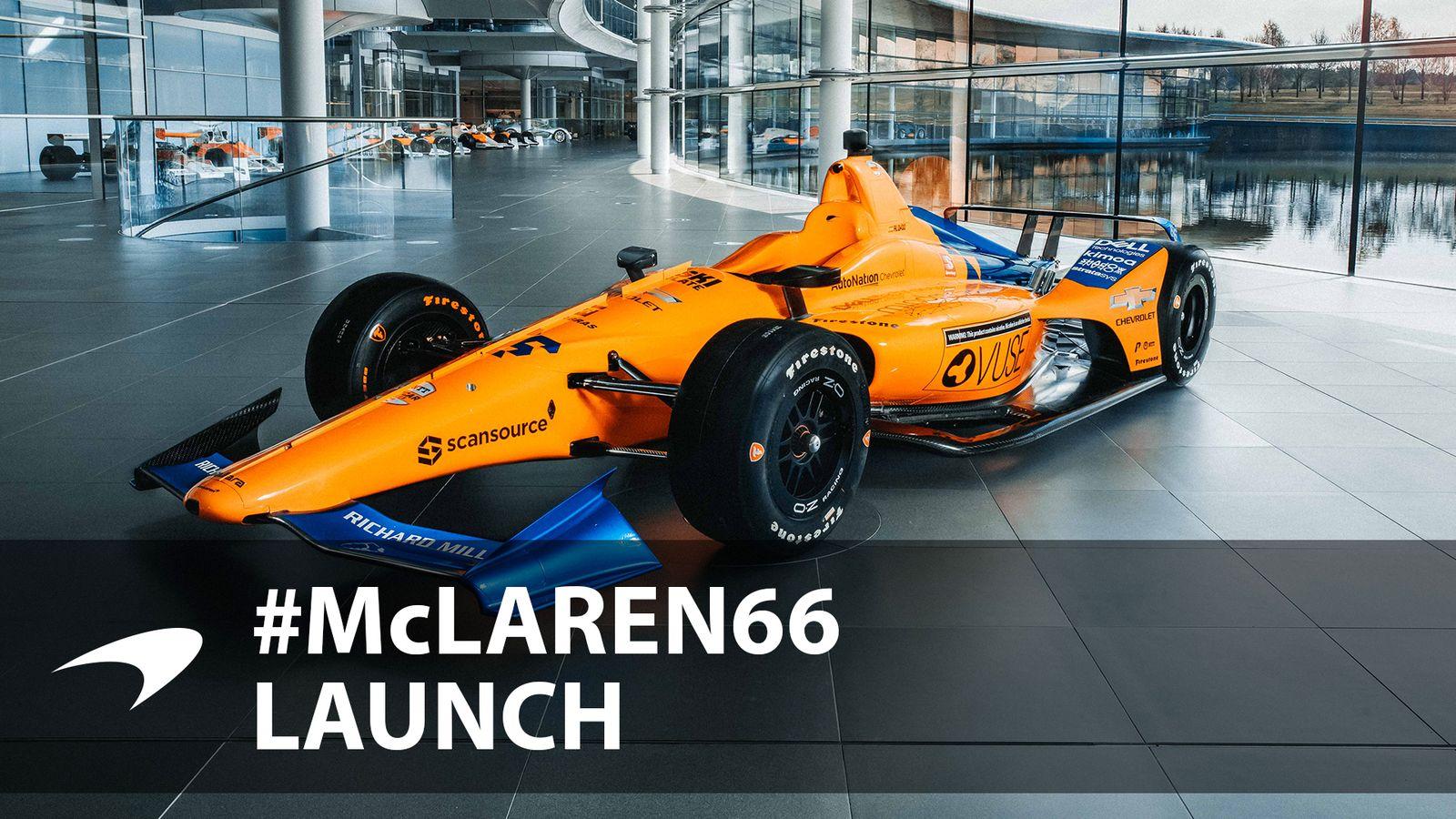 McLaren Racing Racing unveils Indy 500 livery