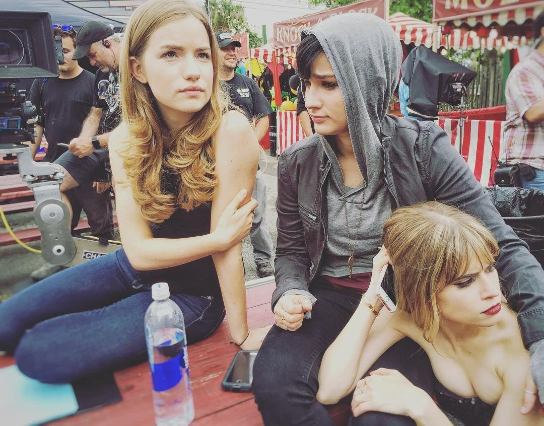 Willa Fitzgerald, Bex Taylor Klaus, and Carlson Young. Scream