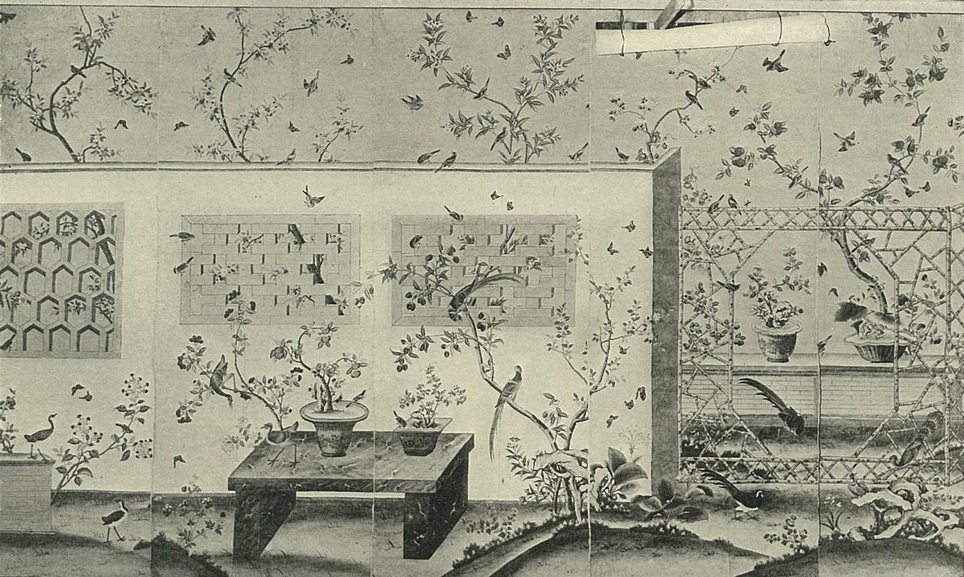 Writing the biography of a Chinese wallpaper