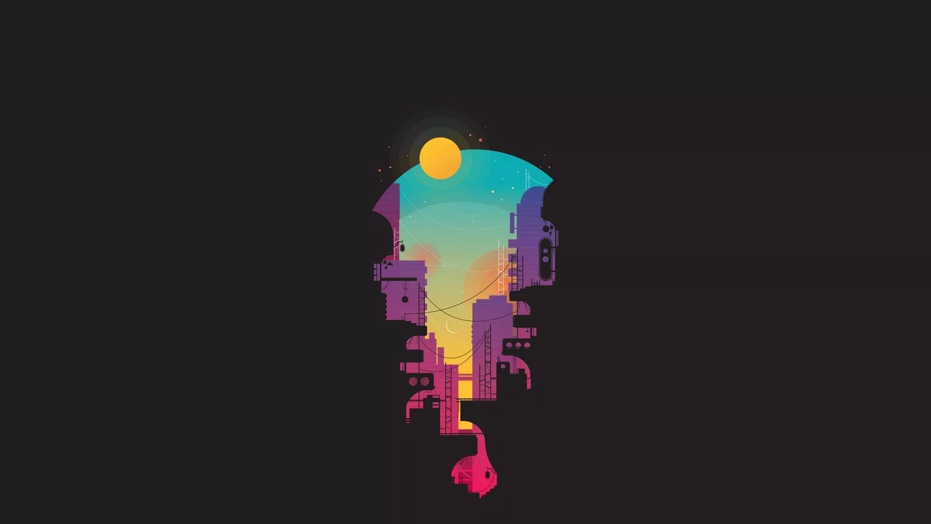 Res: 2560x1440. Minimalist Wallpaper