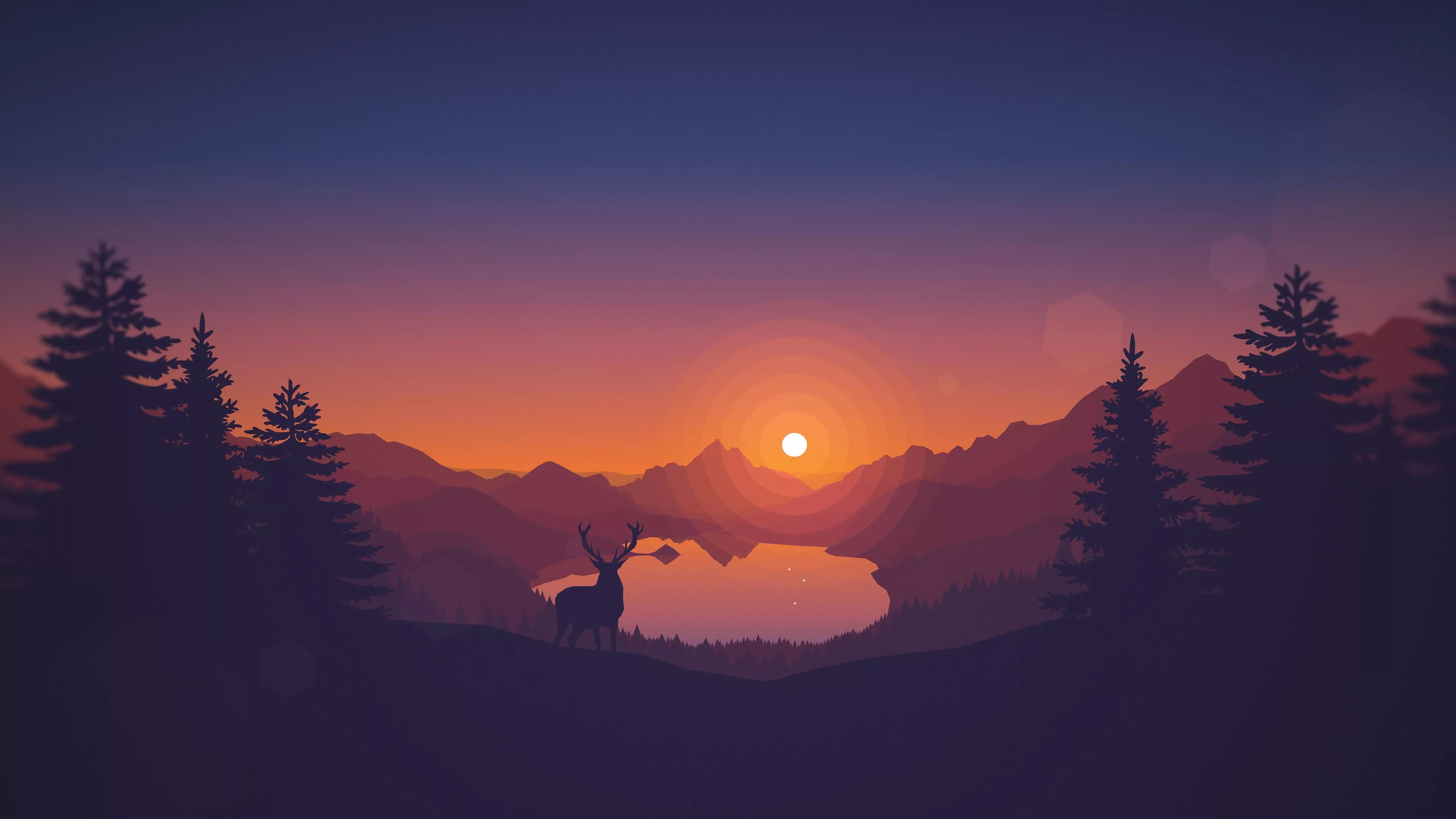 Minimalist Wallpaper from Firewatch (i.redd.it) Wallpaper from Firewatch, wallpaper