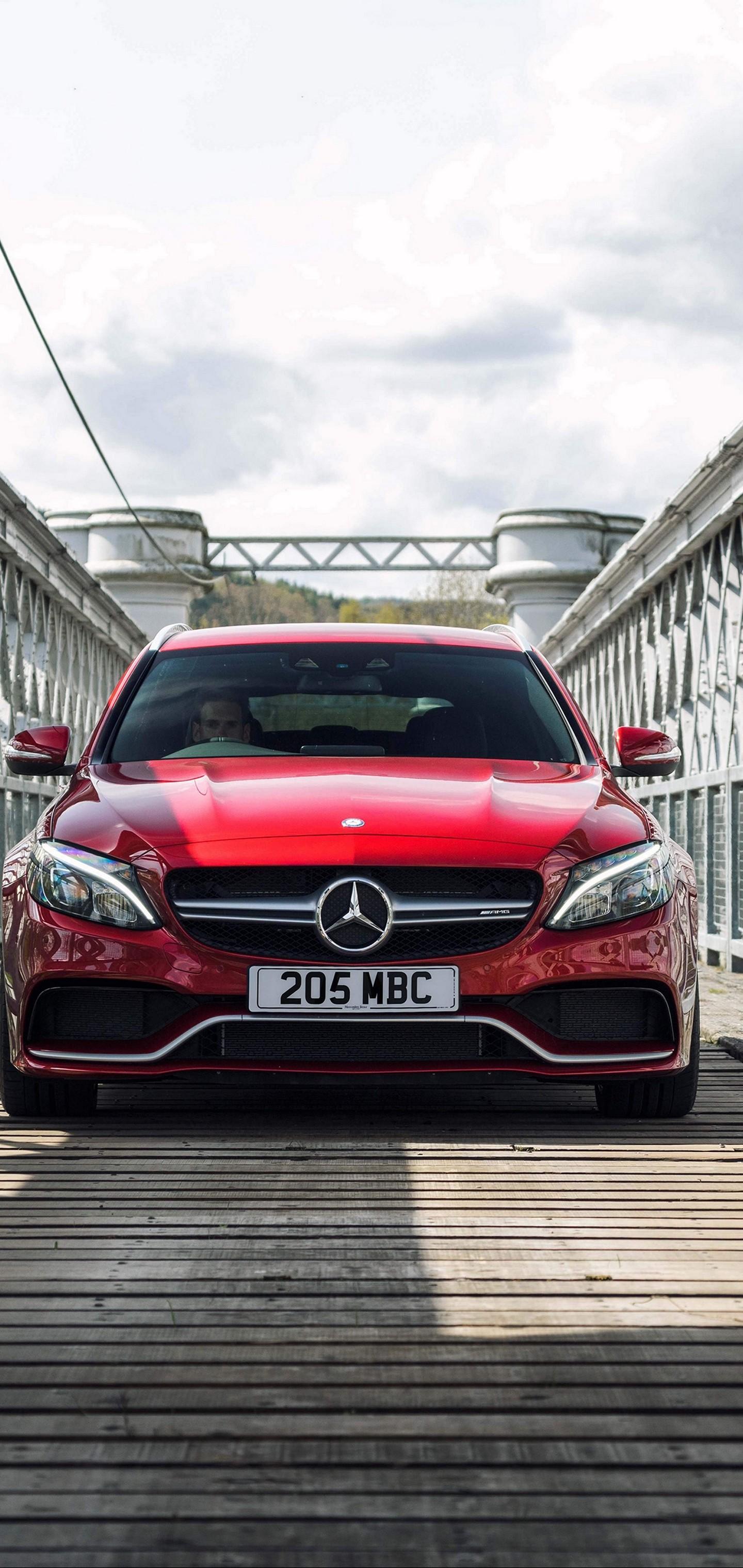 Mercedes Amg C63 Estate Wallpaper - [1440x3040]