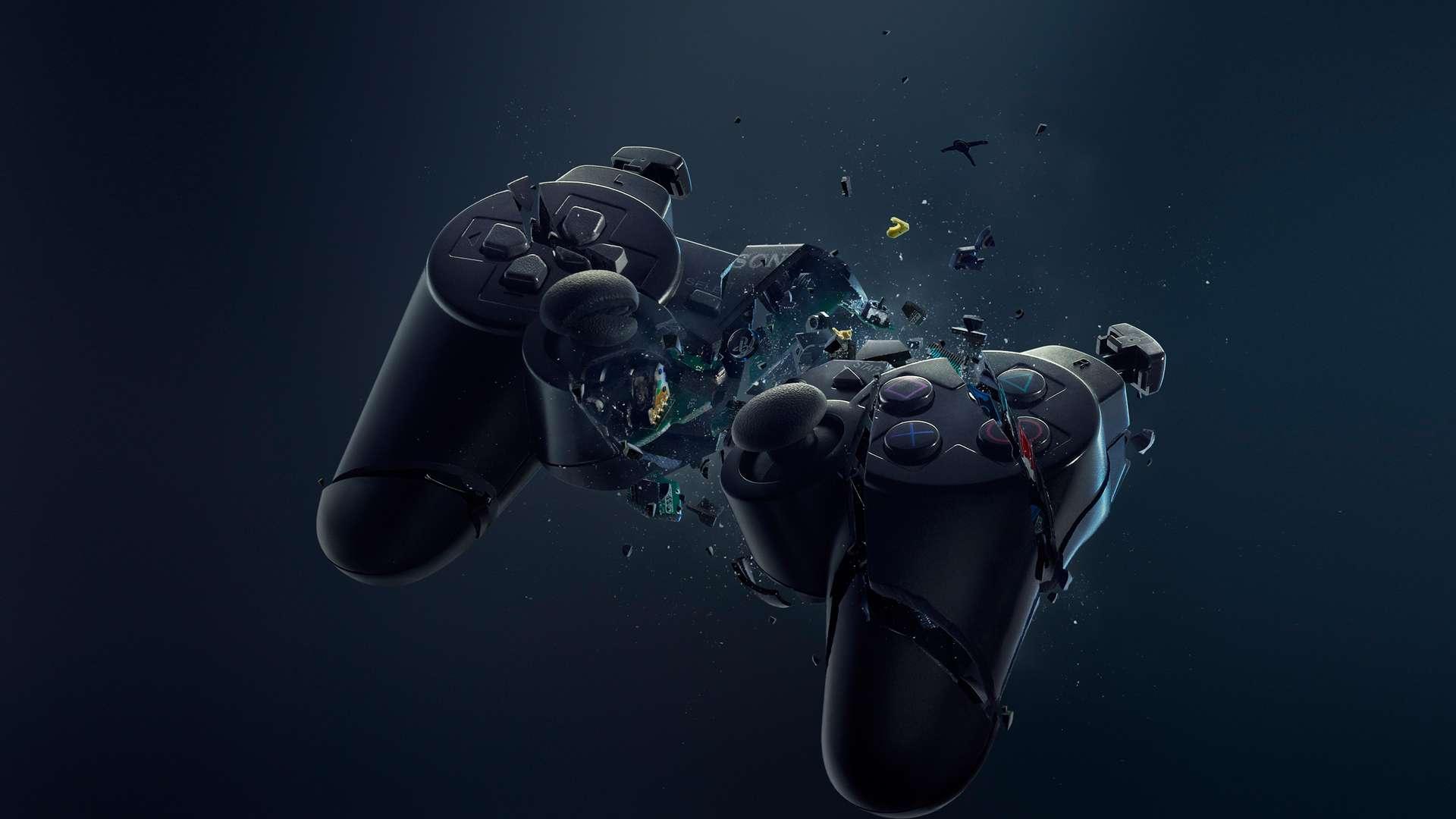 PlayStation Controller Wallpaper Free PlayStation Controller Background