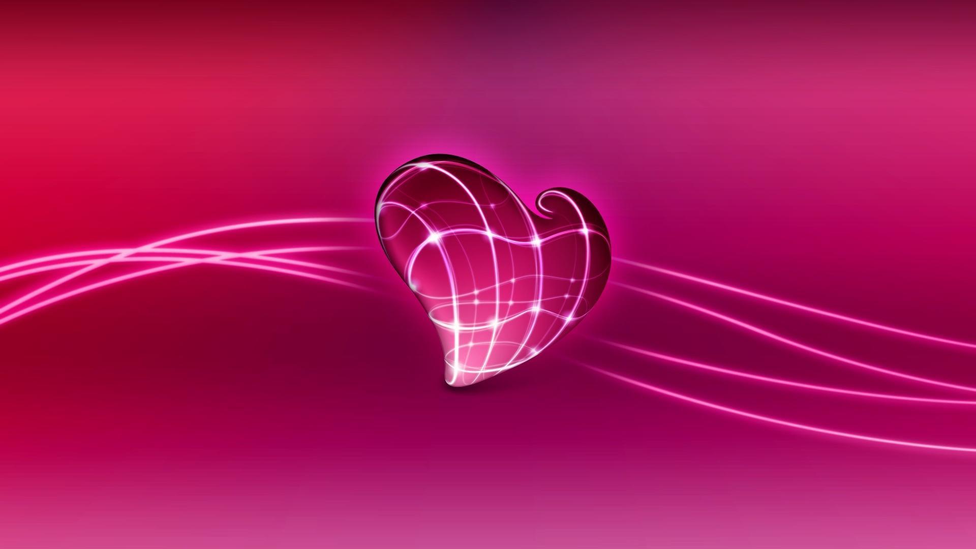 Neon Love Hearts Wallpaper 6 X 1200