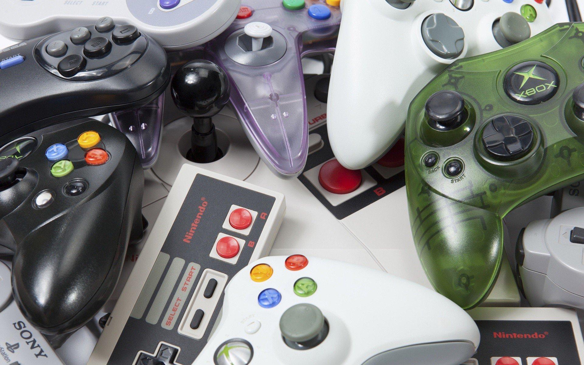 video games controllers wallpaper and background