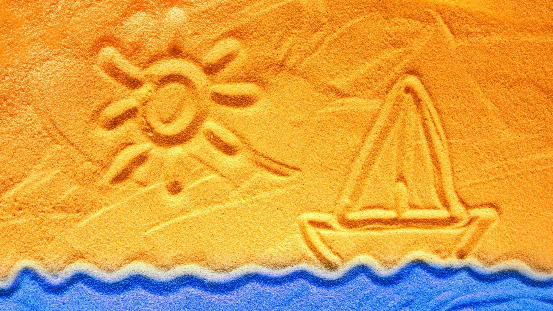 Sand Art Wallpaper