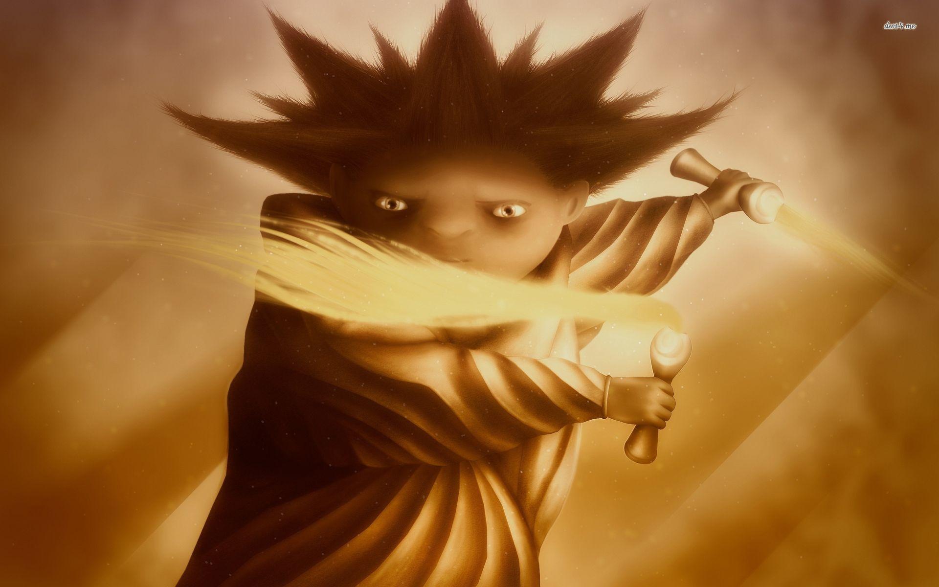 Sandman with sand whip of the Guardians wallpaper