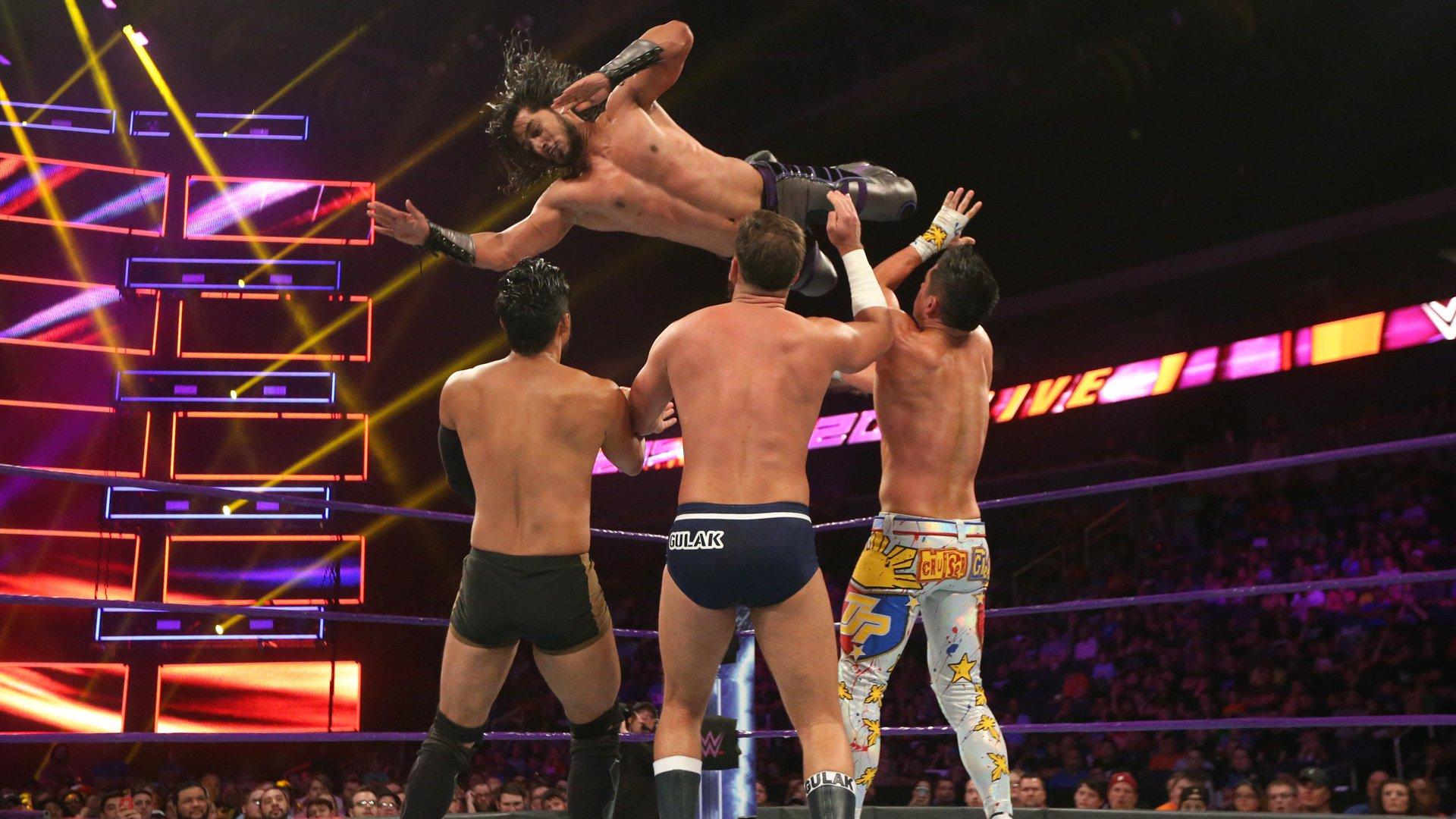 Mustafa Ali vs. TJP vs. Hideo Itami vs. Drew Gulak: WWE 205 Live