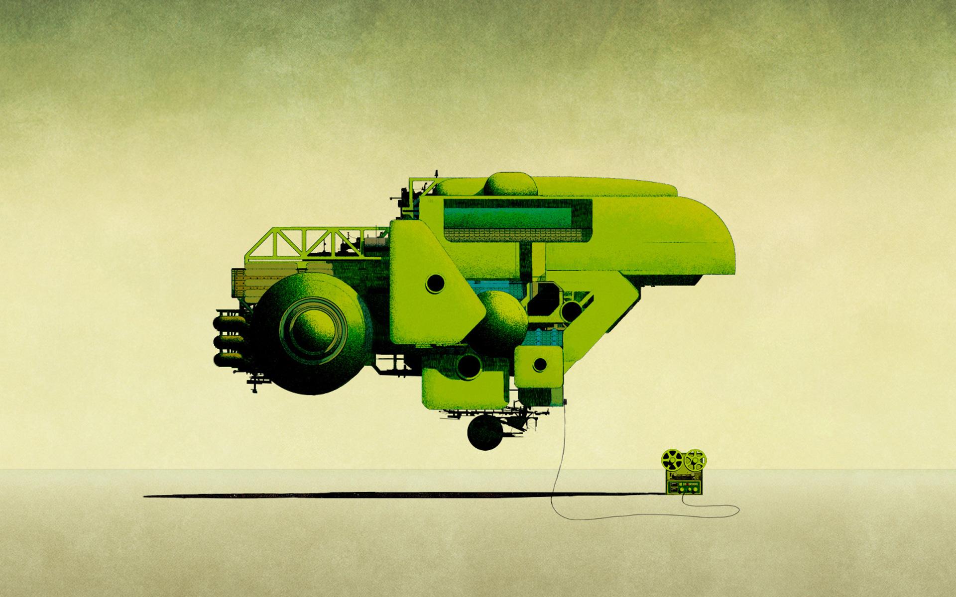 Green Robot. Or Something Wallpaperx1200