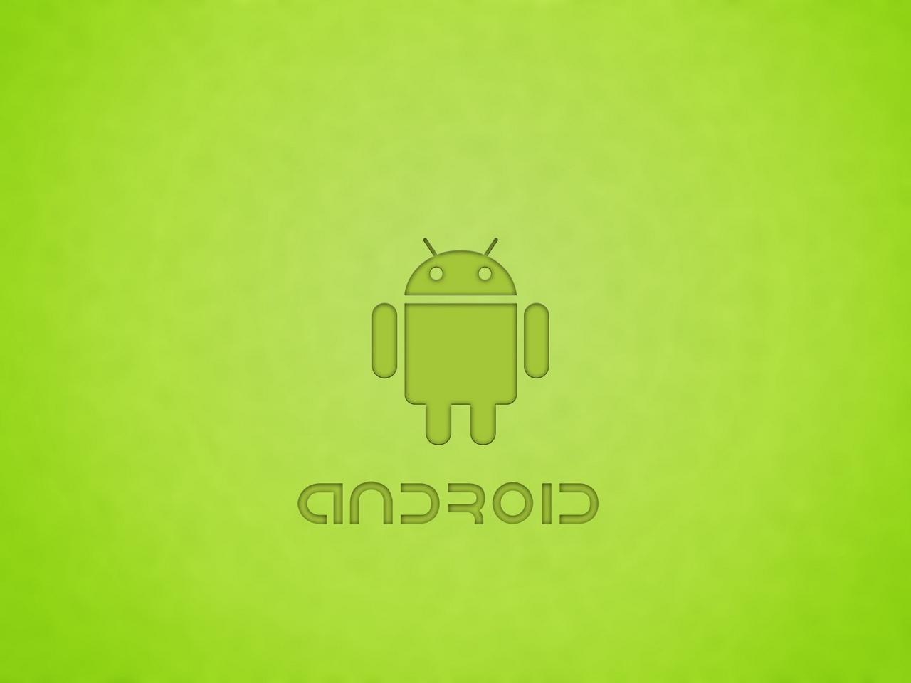 Download wallpaper 1280x960 android, green, robot, os standard 4:3