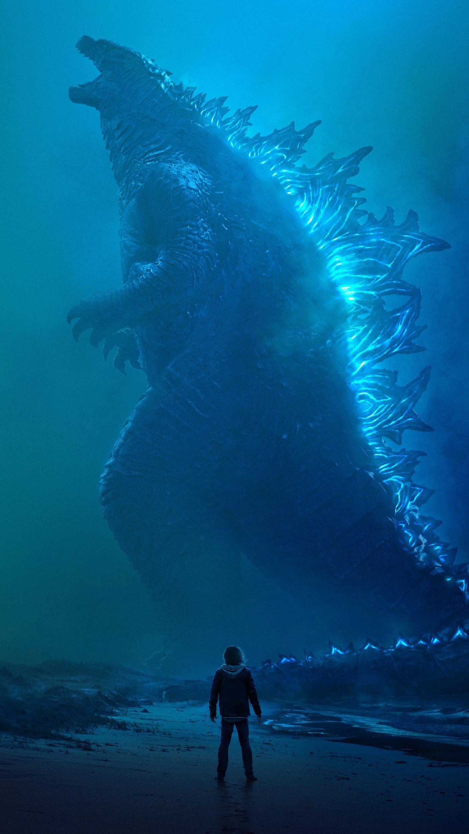 Godzilla: King of the Monsters (2019) Phone Wallpaper in 2019