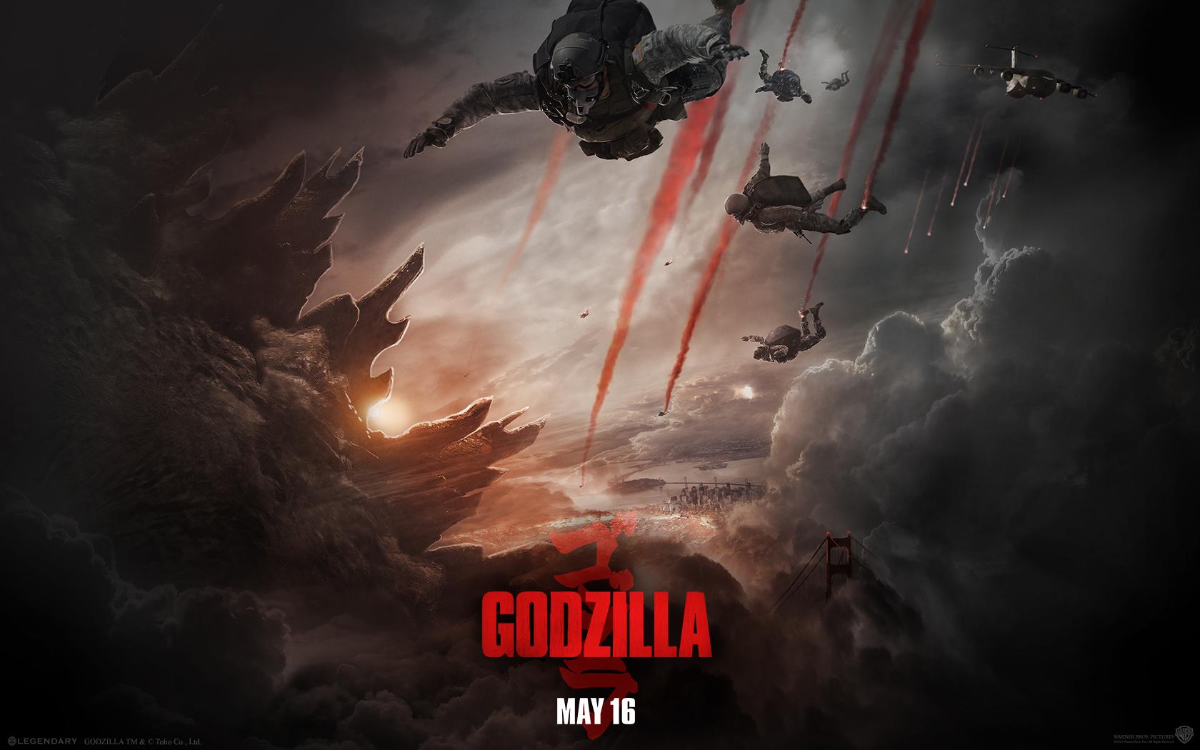 Official Godzilla 2014 HD Wallpaper 2014 Posters Image