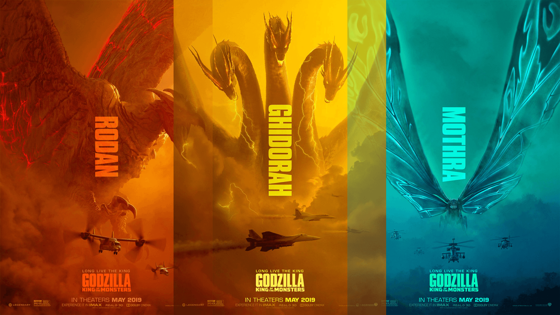 Godzilla: King of the Monsters' Desktop Background