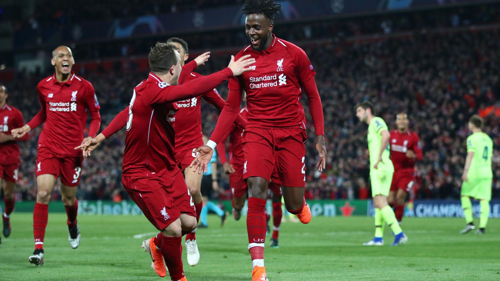 What a comeback! Liverpool score four against Barcelona to go