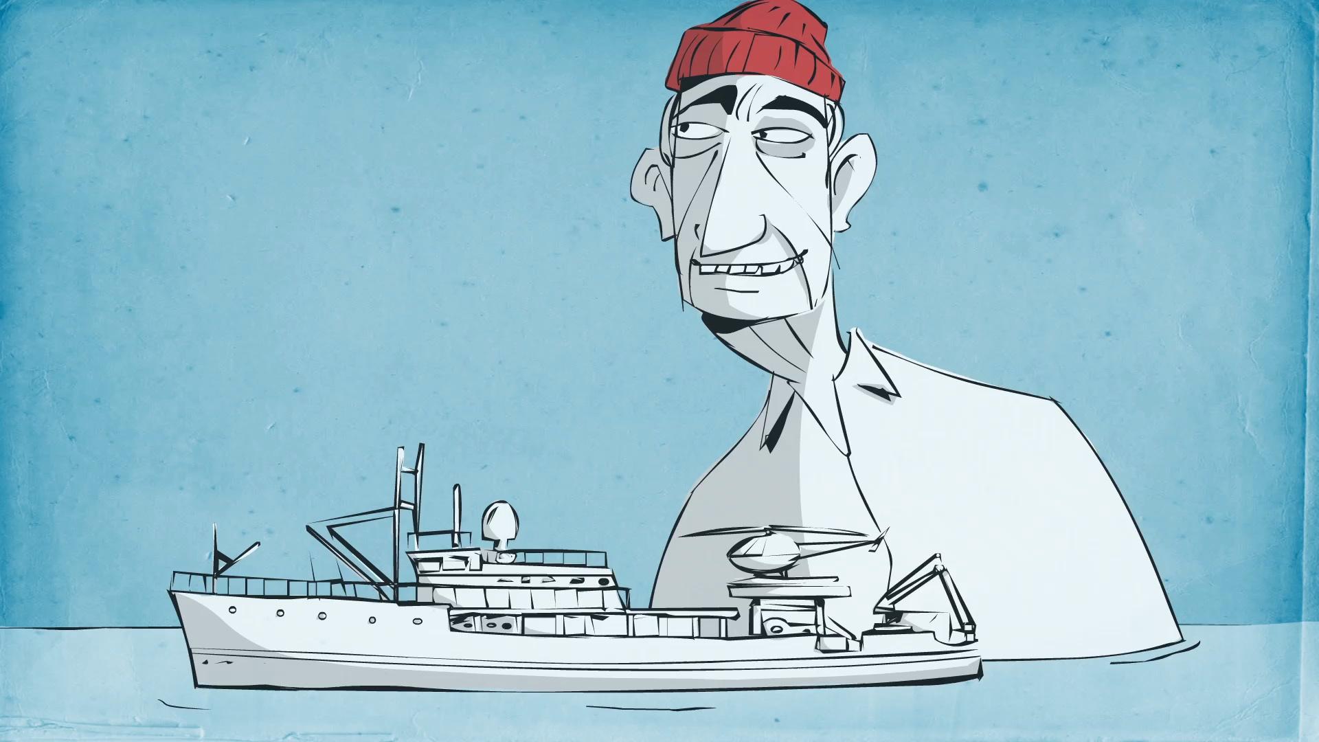 Jacques Cousteau on Atlantis and Cognac on Blank