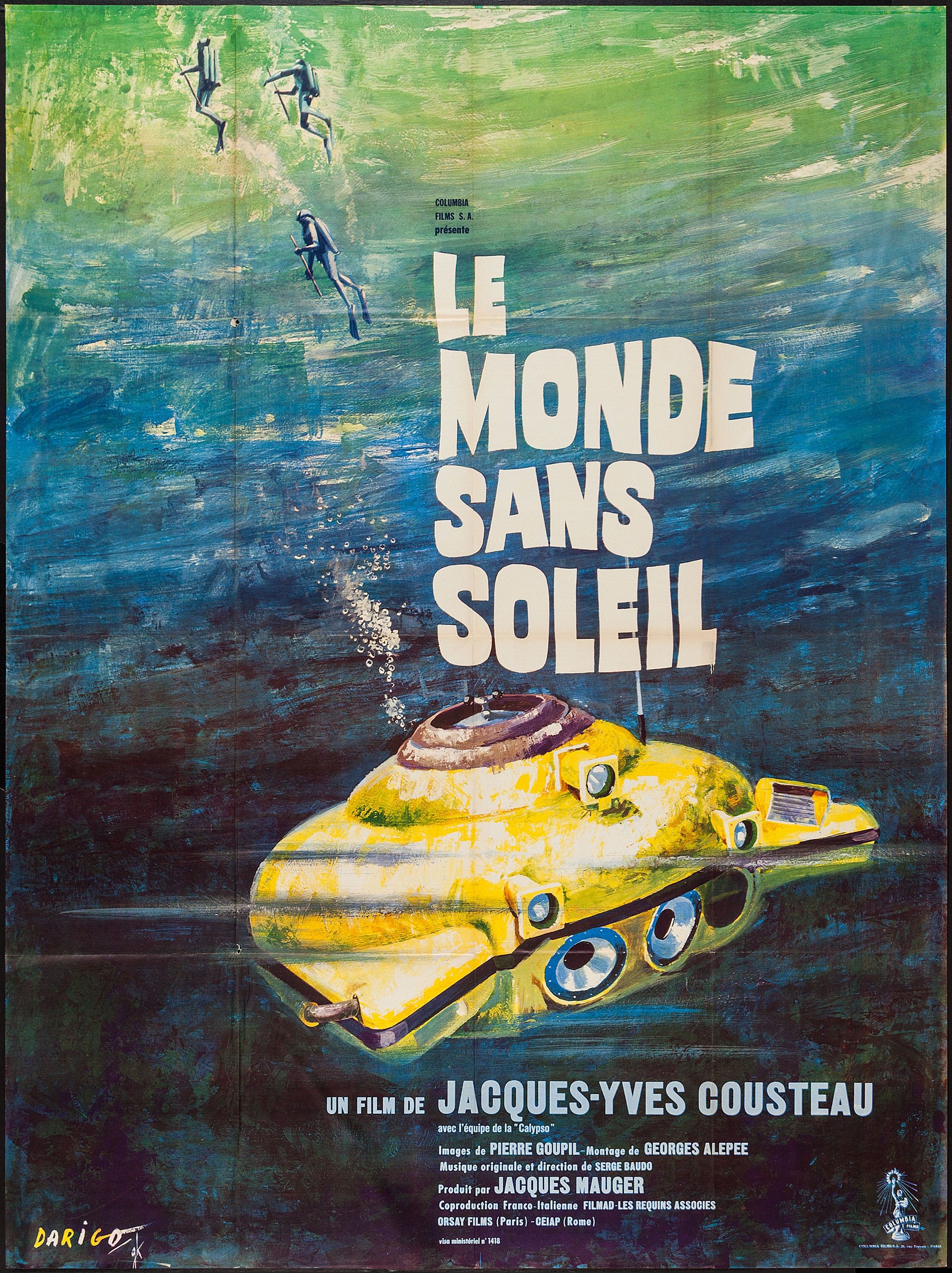 World Without Sun (Jacques Yves Cousteau, 1964) French Grande Design