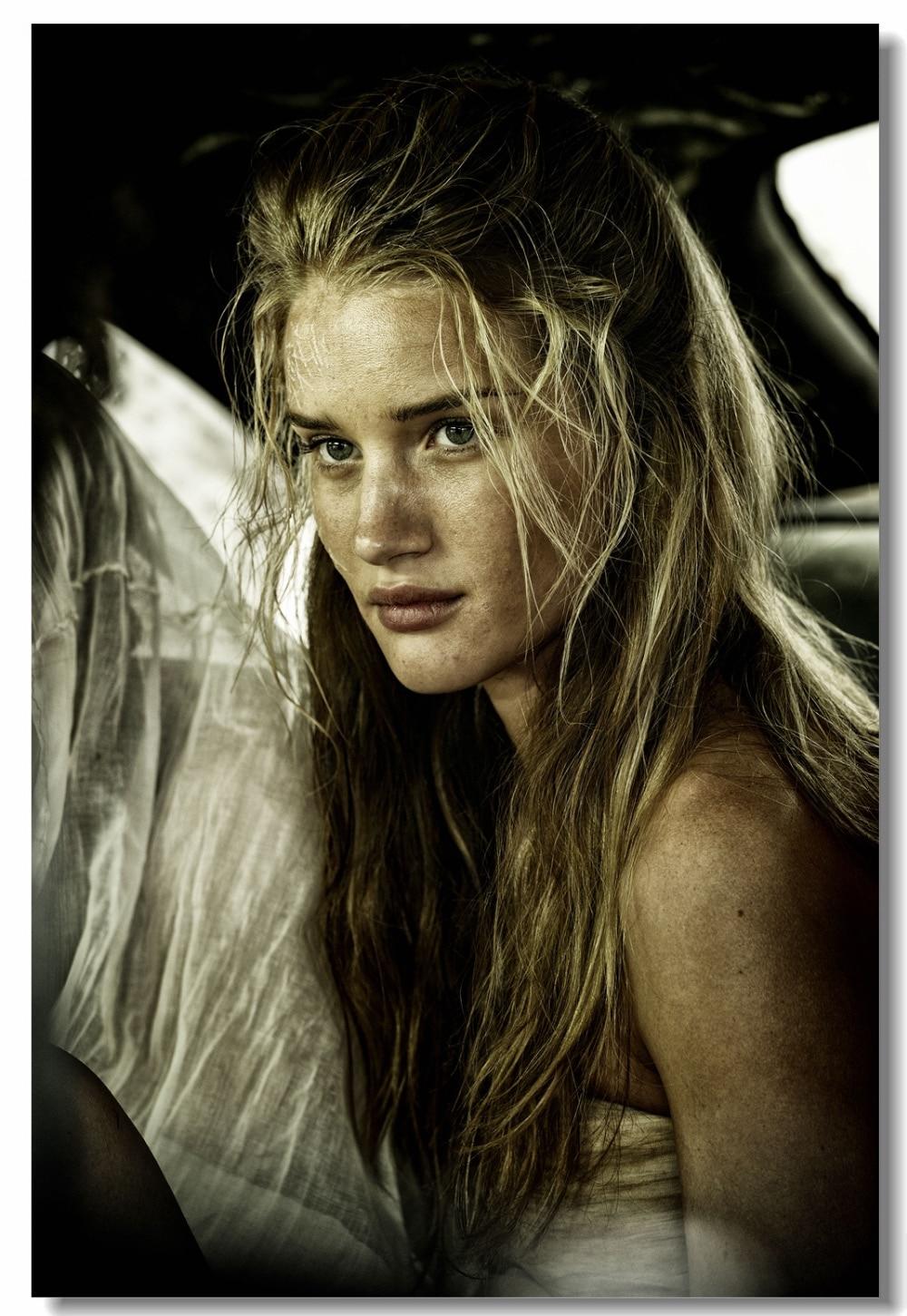 Custom Canvas Wall Art Supermodel Rosie Whiteley Poster Mad Max Wall