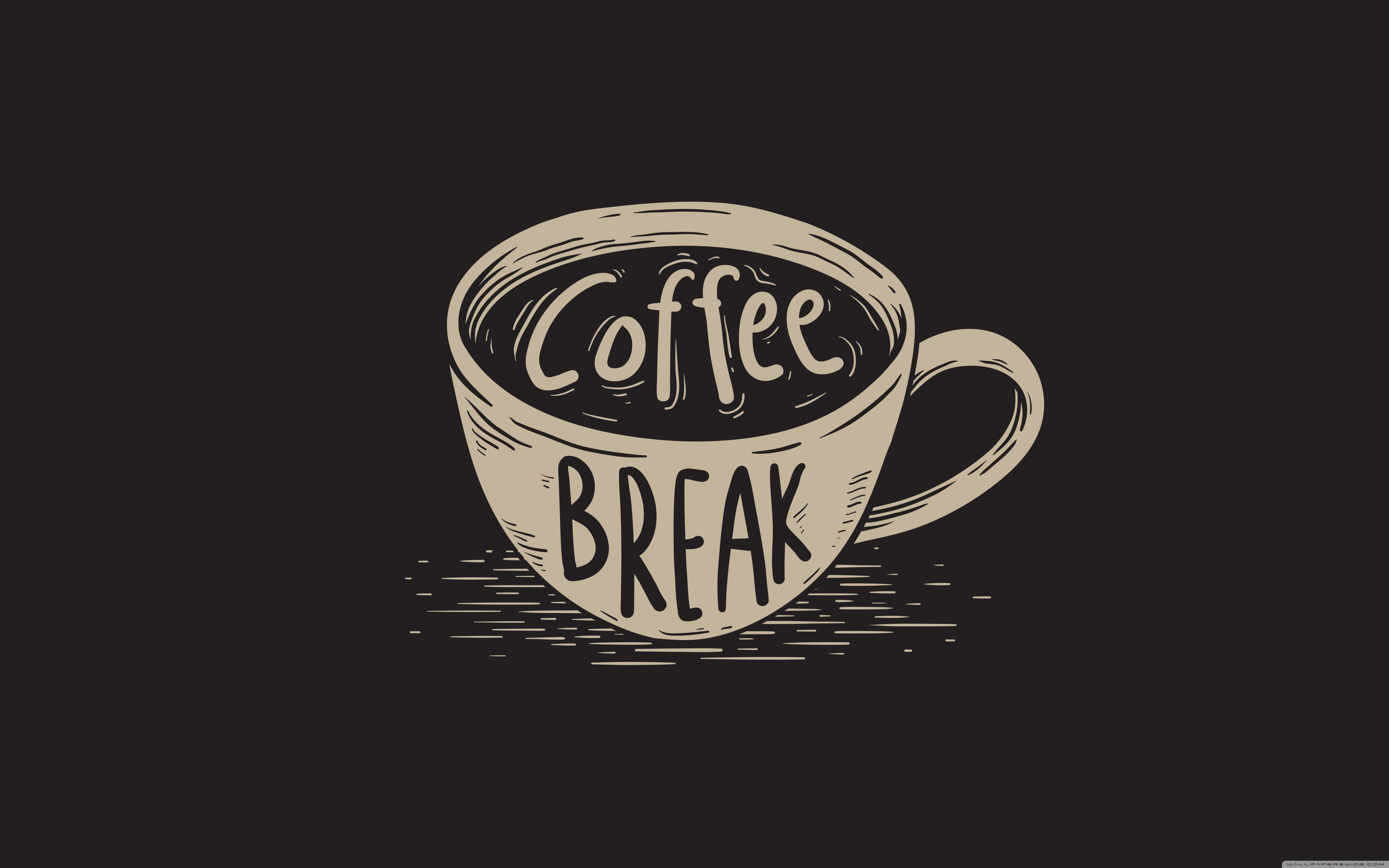 Coffee Break ❤ 4K HD Desktop Wallpaper for • Wide & Ultra