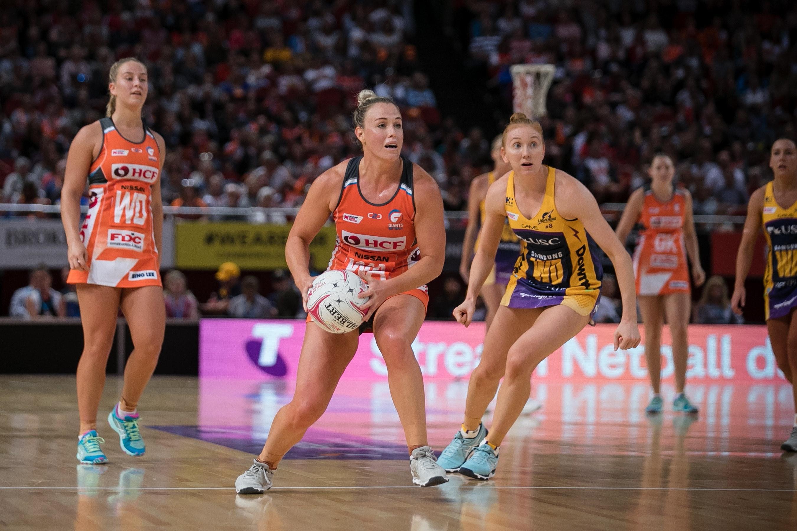 Giants Netball v Sunshine Coast Lightning. Sydney, Australia