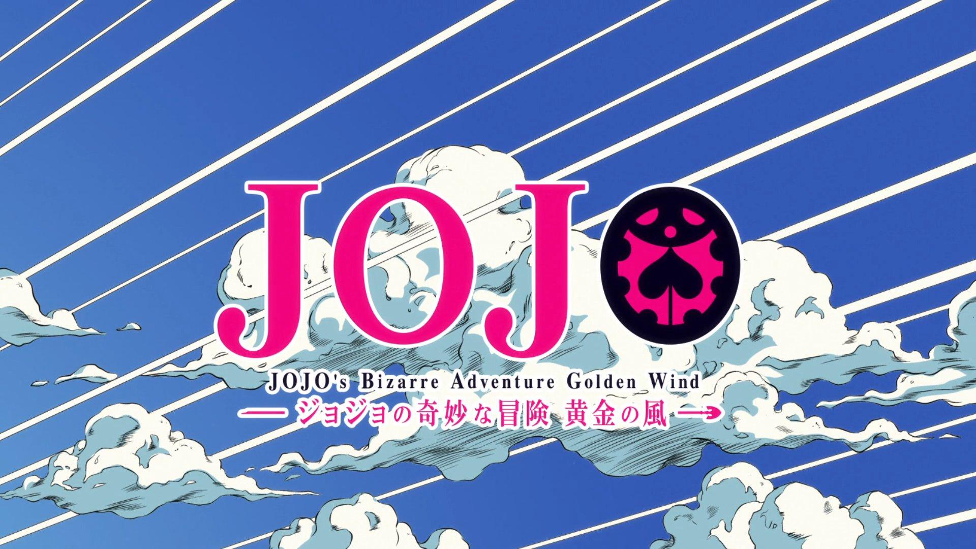 Jojo's Bizarre Adventure Golden Wind Logo Opening 2 HD Wallpaper
