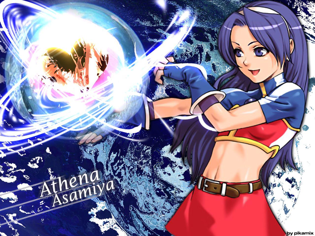 King of Fighters Wallpaper: Athena anime