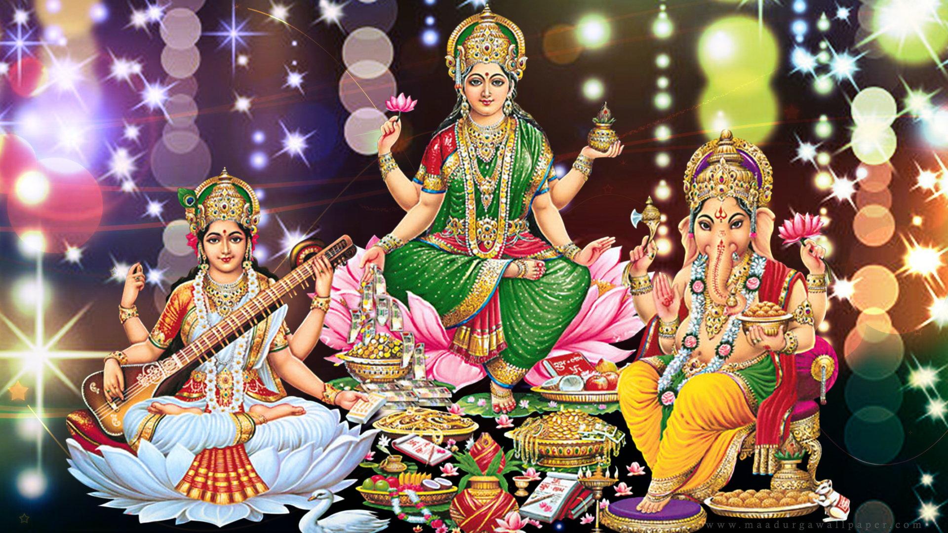 Premium AI Image  Maha lakshmi images download mah laxmi goddess on lotus  images generative ai