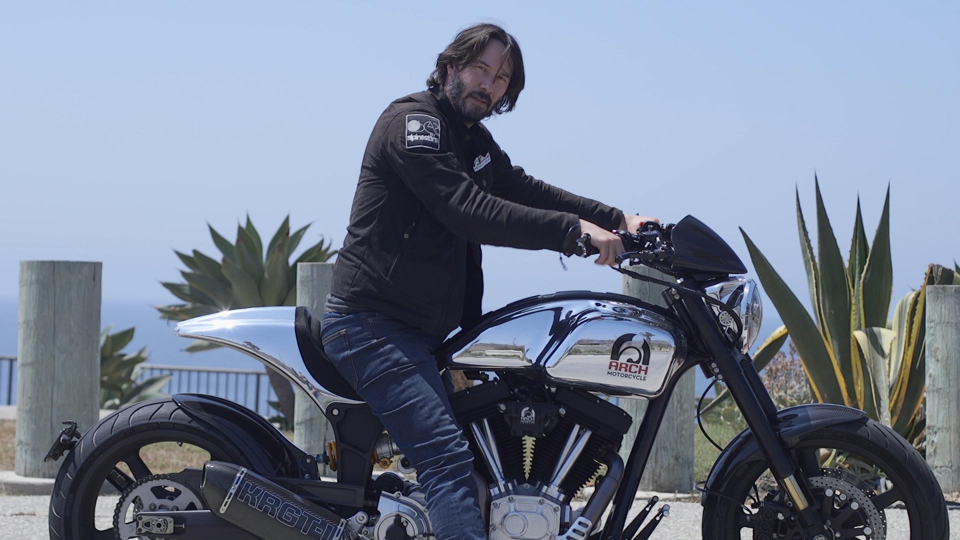 What Makes Keanu Reeves Giggle? A Really Fast Motorcycle