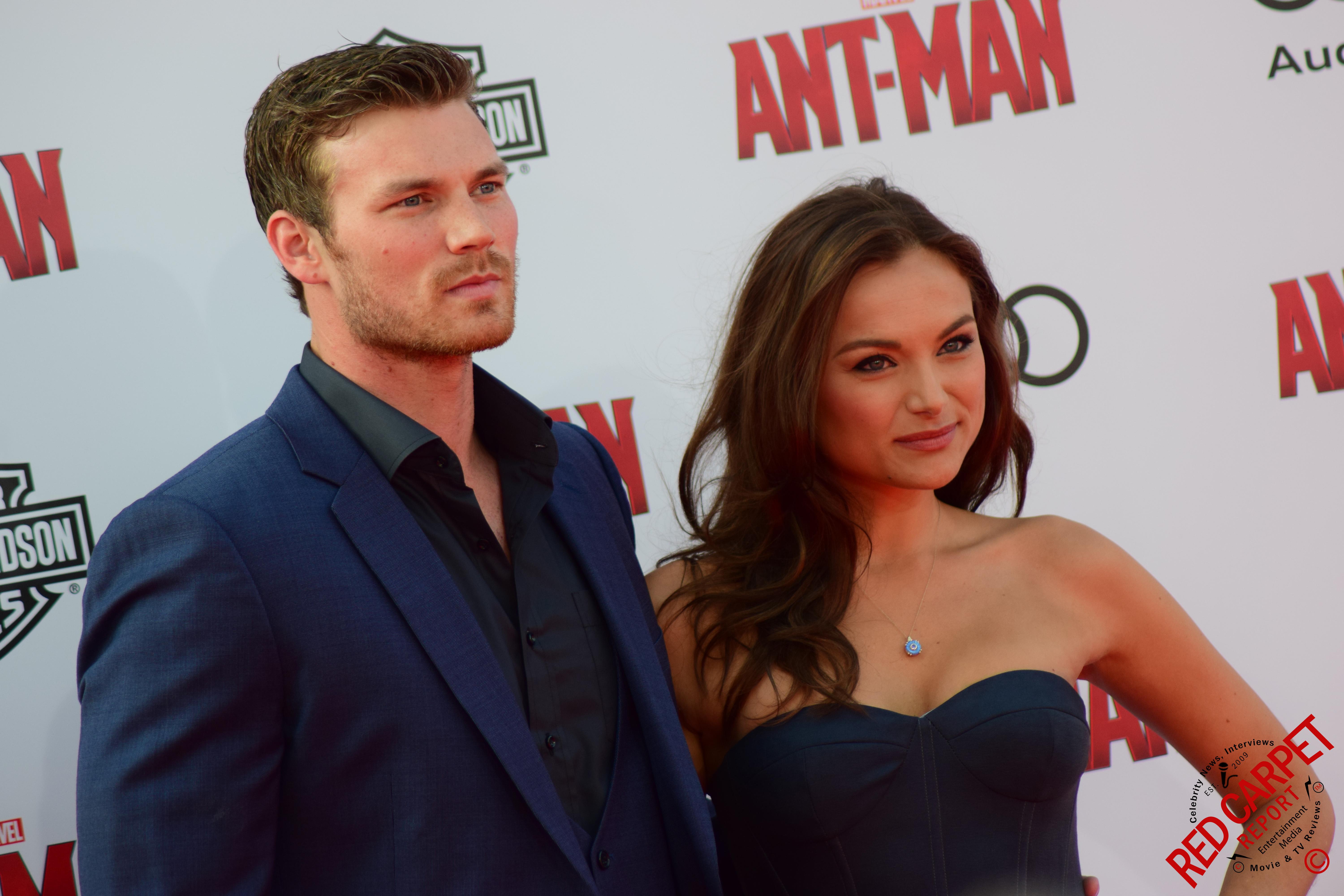 Derek Theler & Christina Ochoa at the World Premiere