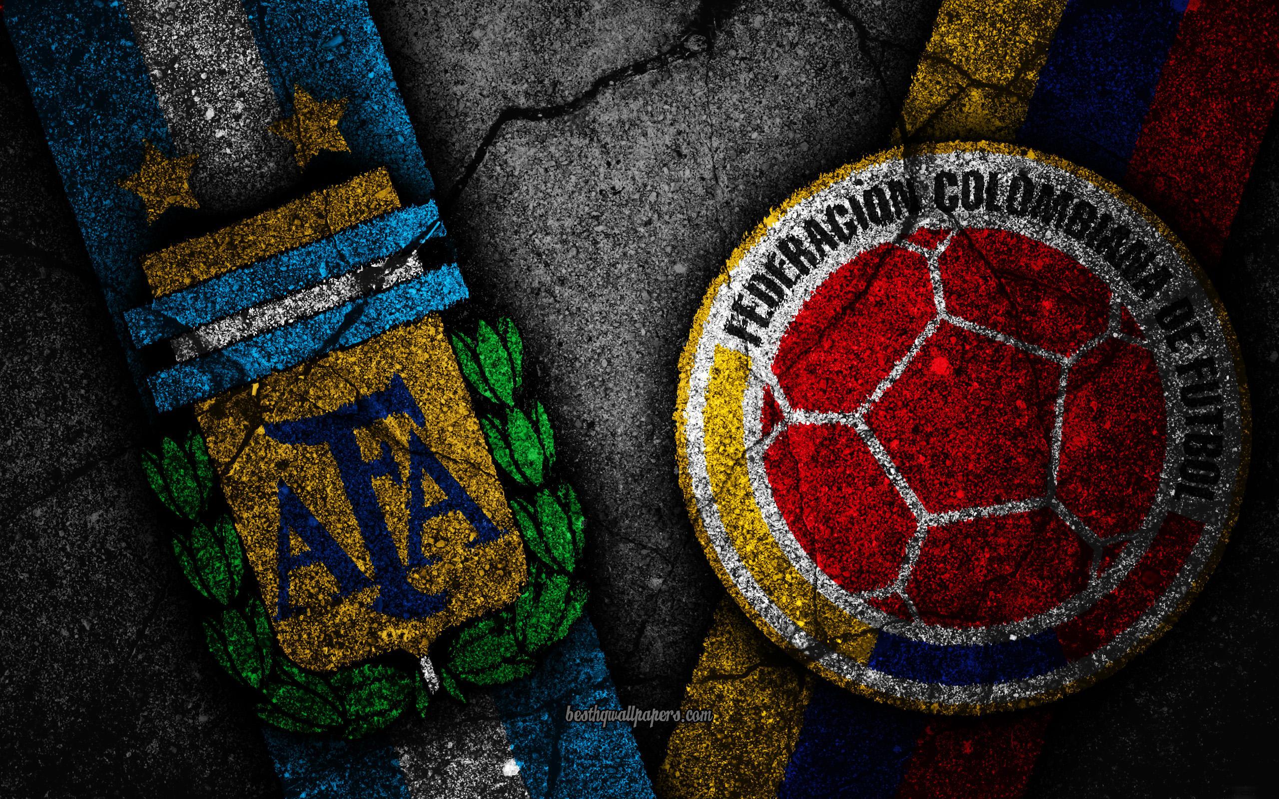 Download wallpaper Argentina vs Colombia, 2019 Copa America, Group