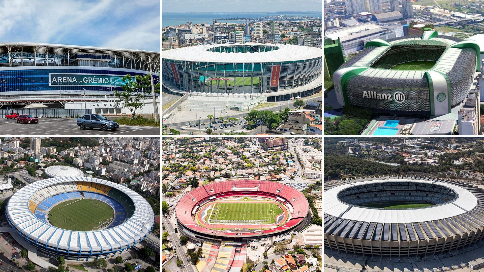 Se confirmaron los estadios de la Copa América Brasil 2019