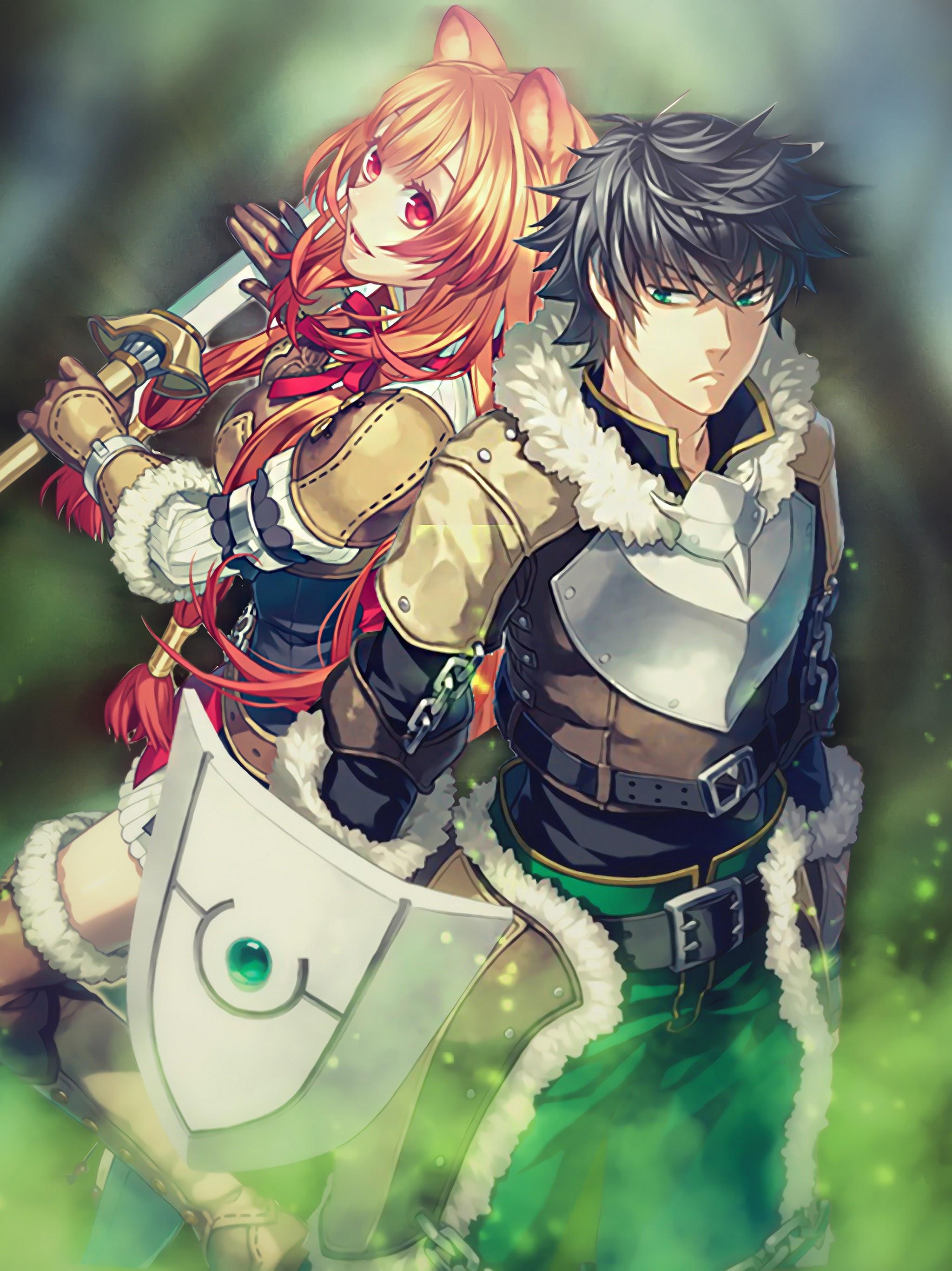 The Rising of the Shield Hero, Naofumi Iwatani, Raphtalia, 4K