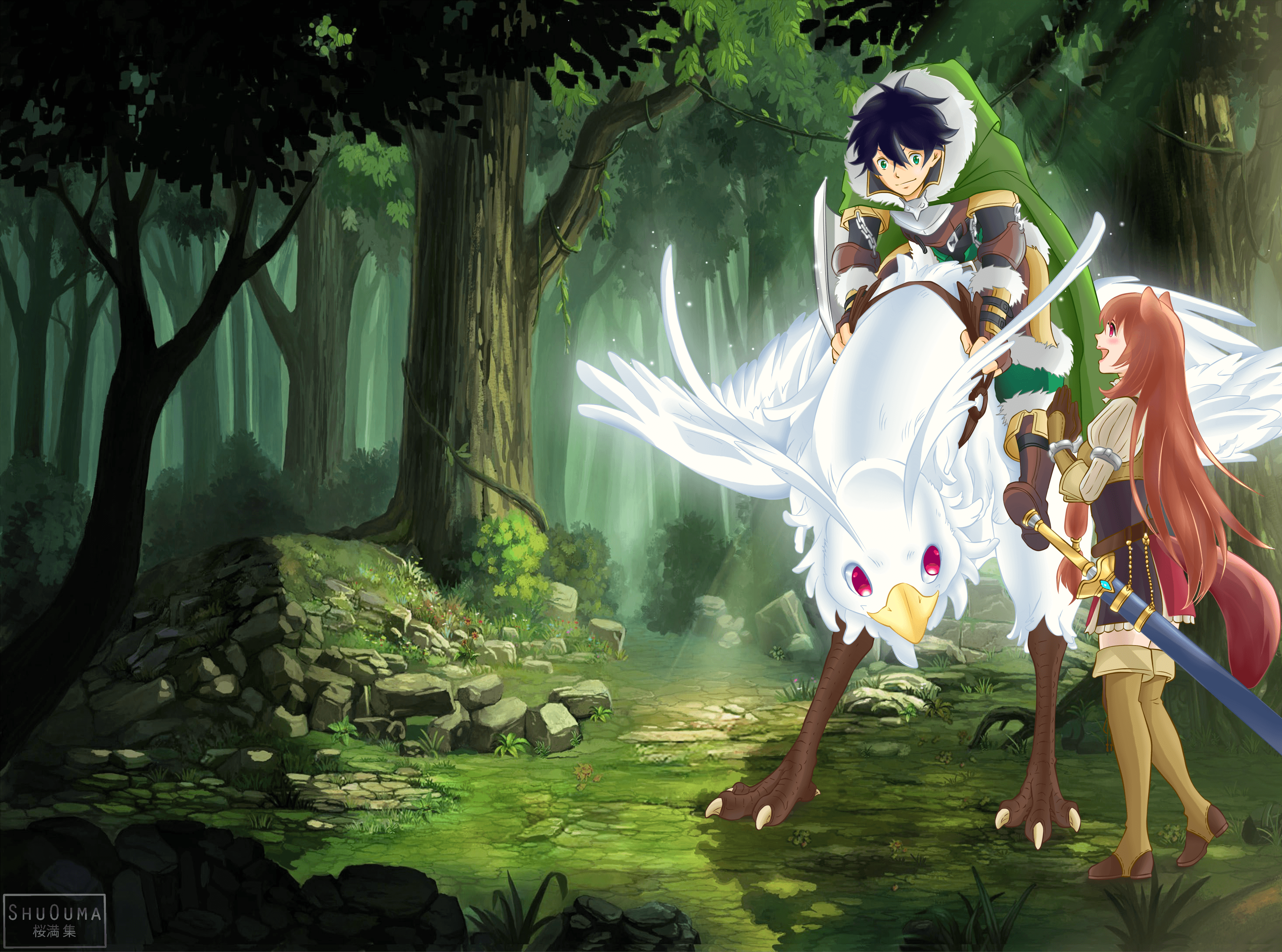 Raphtalia (The Rising of the Shield Hero), Naofumi Iwatani, Firo