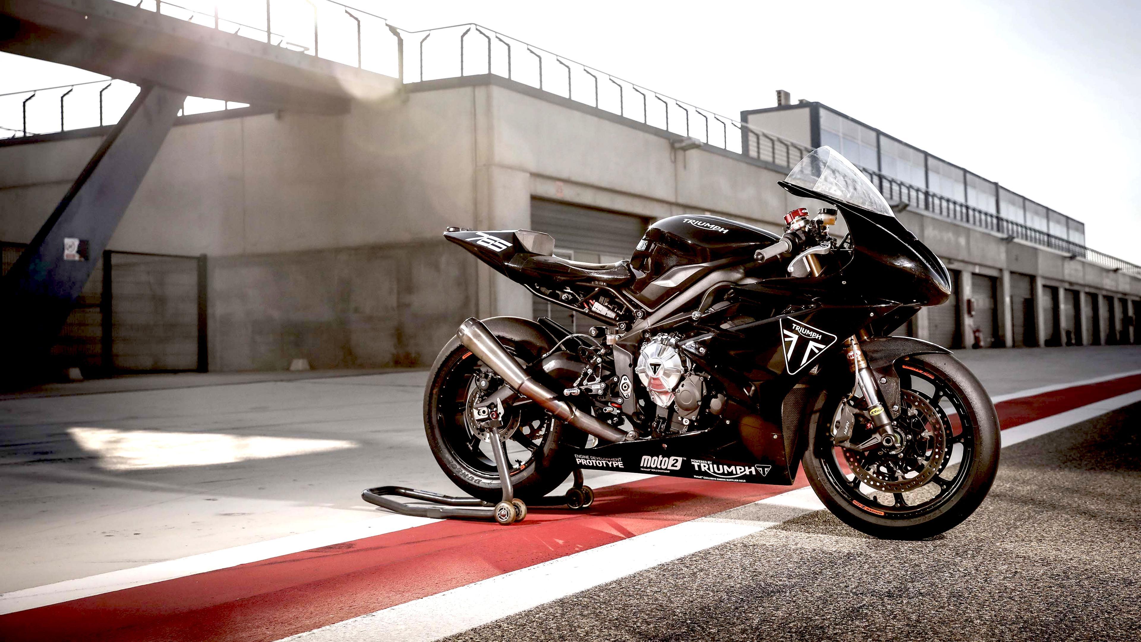 Triumph Daytona 765 Moto2 2019 4K Wallpaper