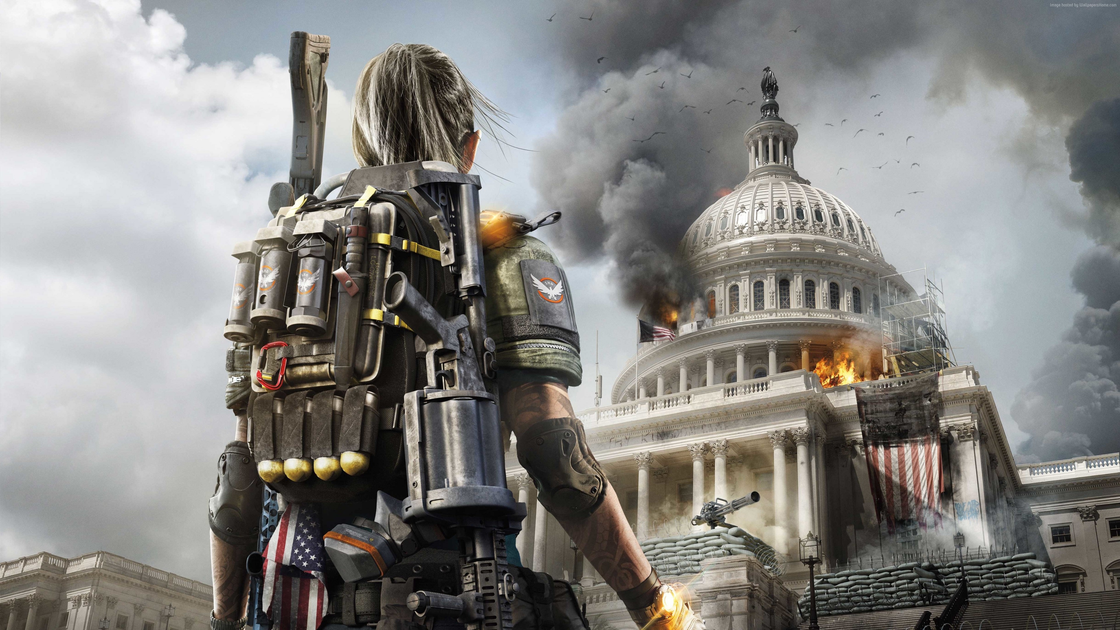 Wallpaper Tom Clancy's The Division 2 5k, Gamescom poster