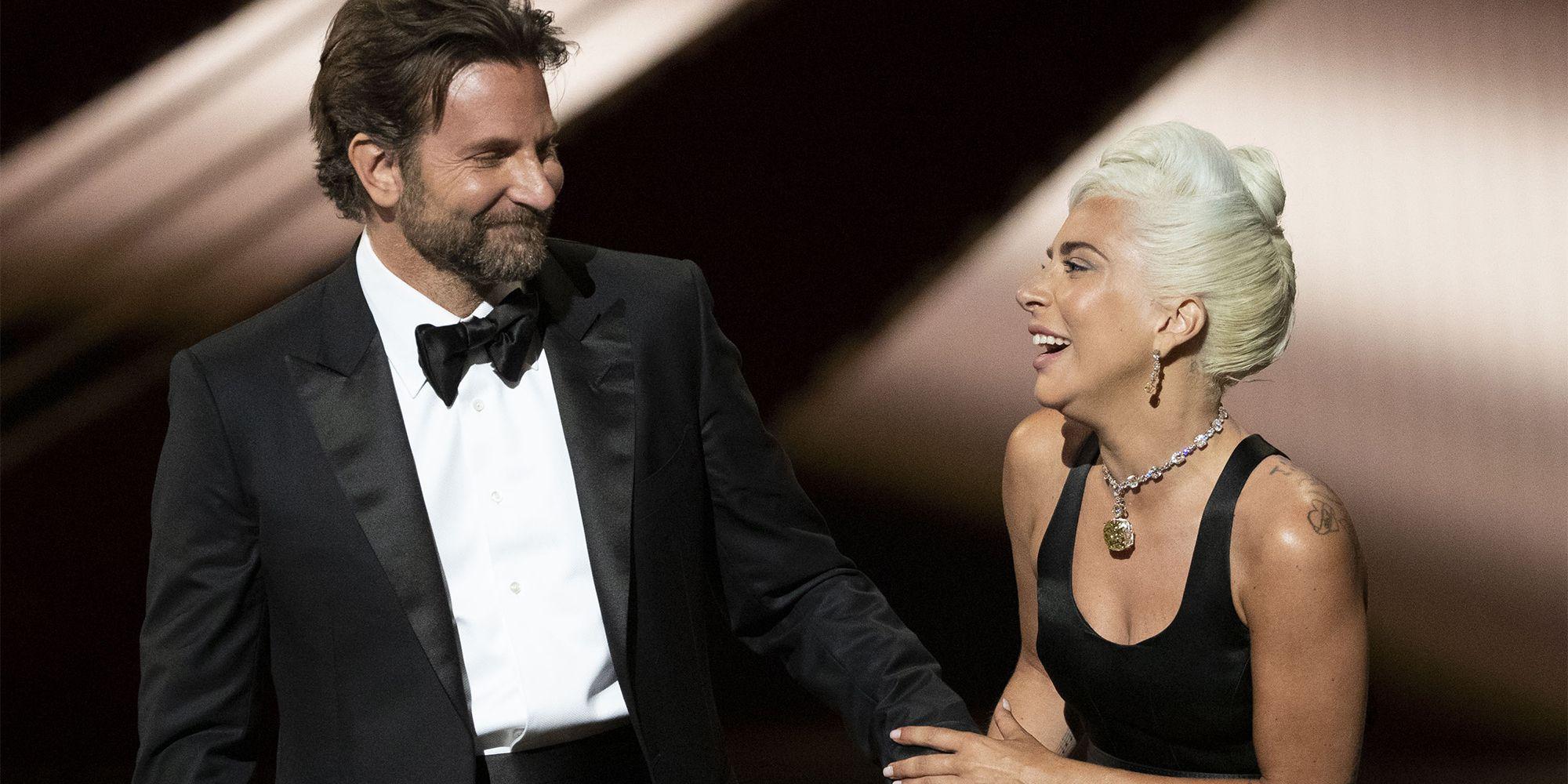 All of Lady Gaga and Bradley Cooper's Cutest Moments at the Oscars 2019
