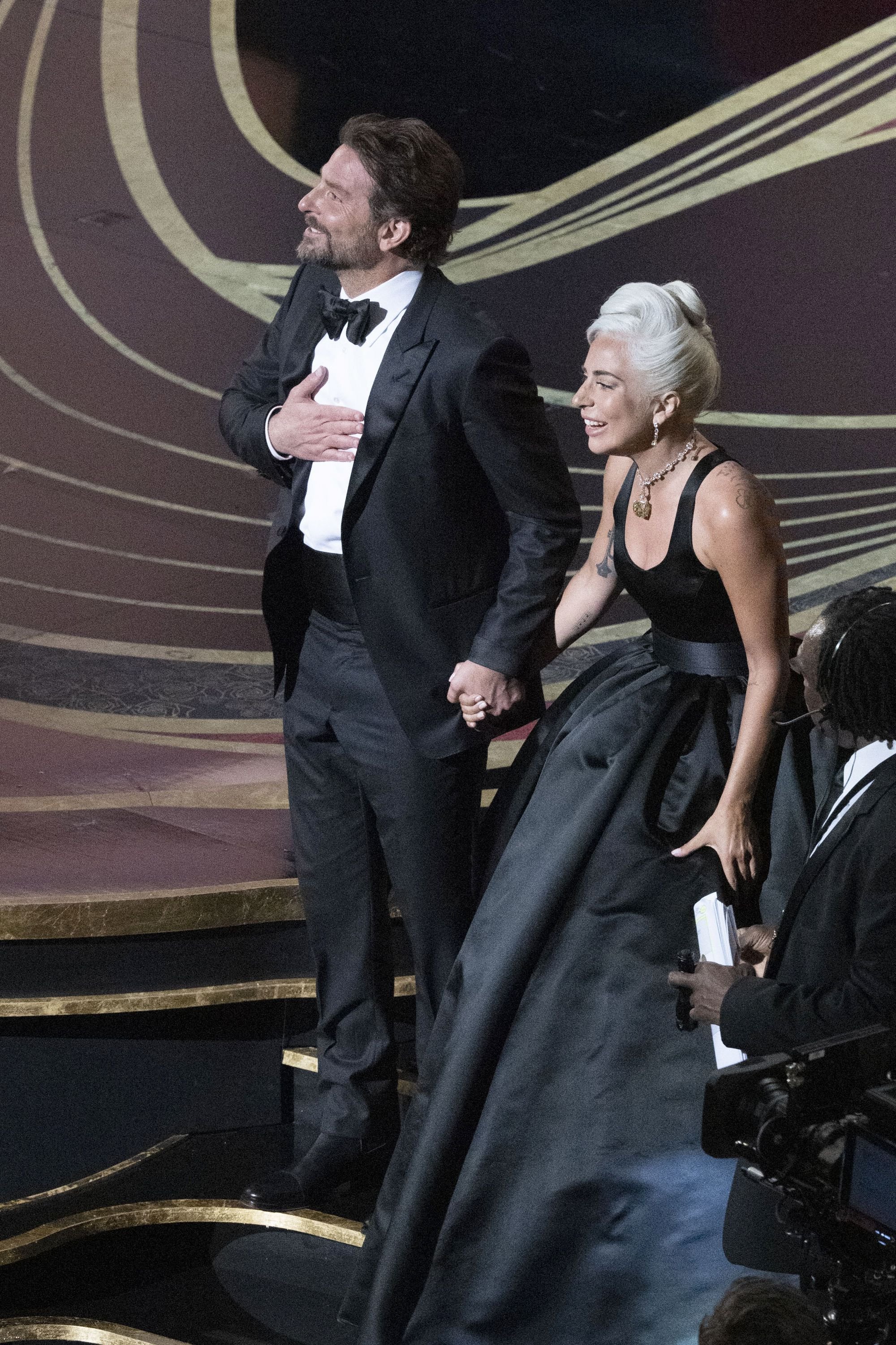 All of Lady Gaga and Bradley Cooper's Cutest Moments at the Oscars 2019