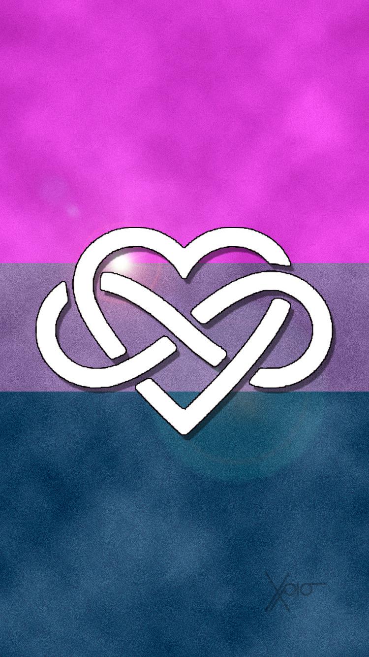 Polyam pride wallpapers I made Both are alternative flags  rpolyamory