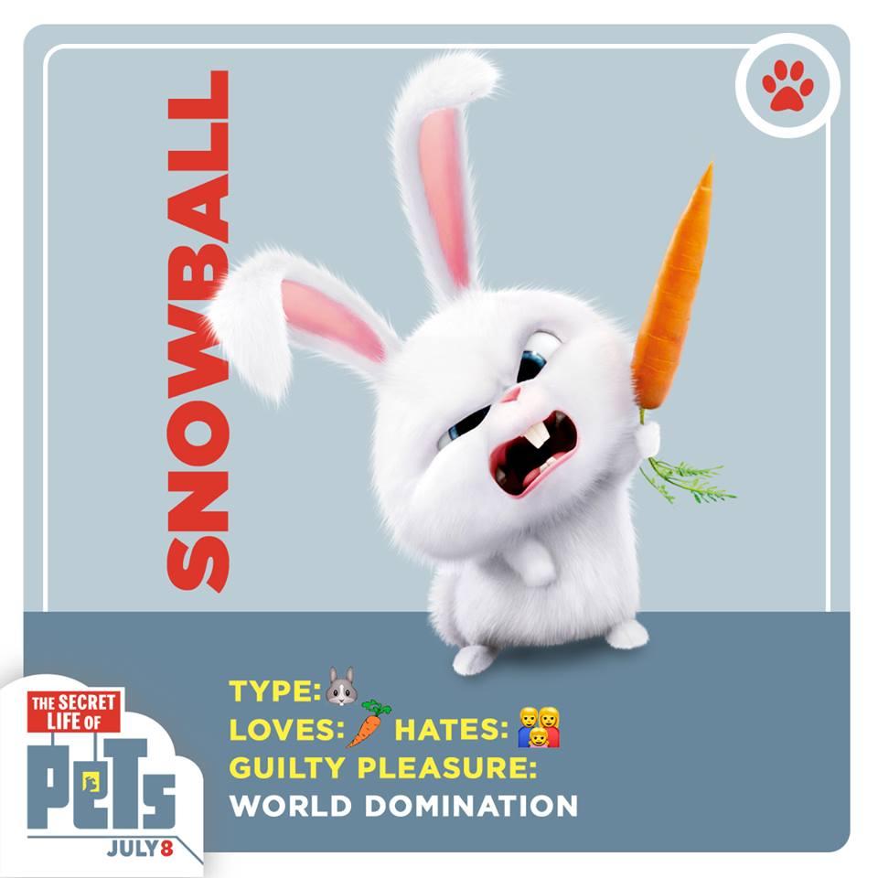 Snowball Gallery. The Secret Life Of Pets