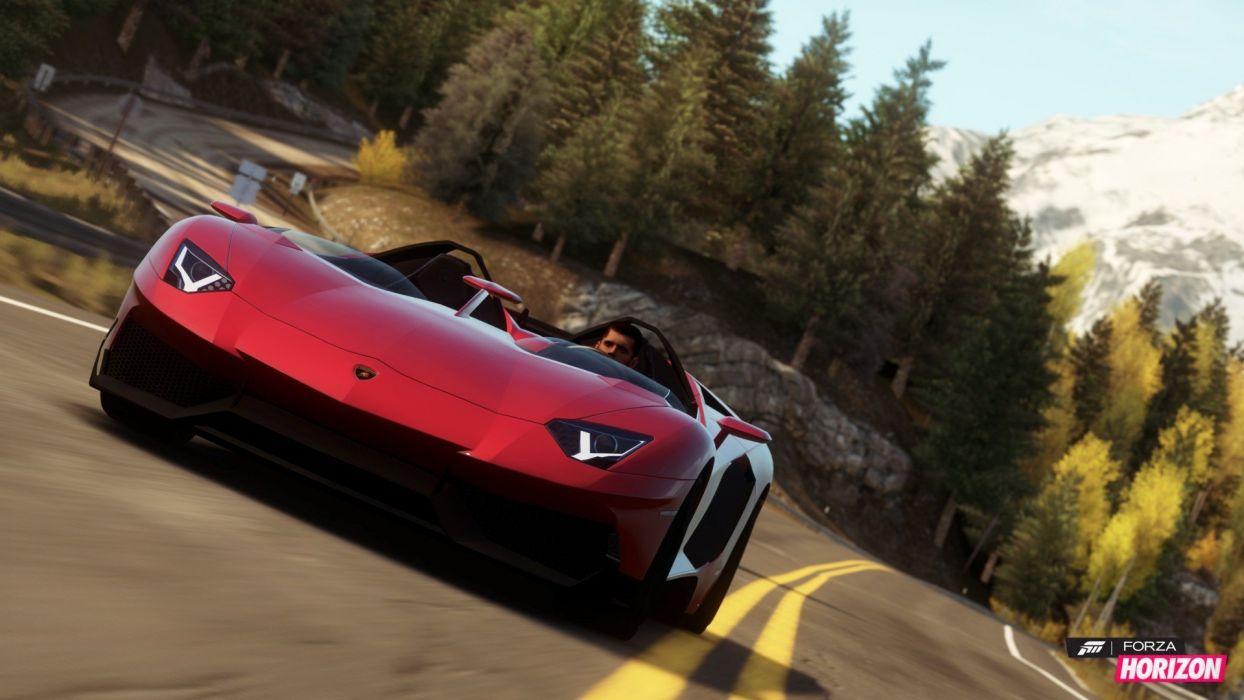Lamborghini Aventador J Horizon Wallpaperx1080