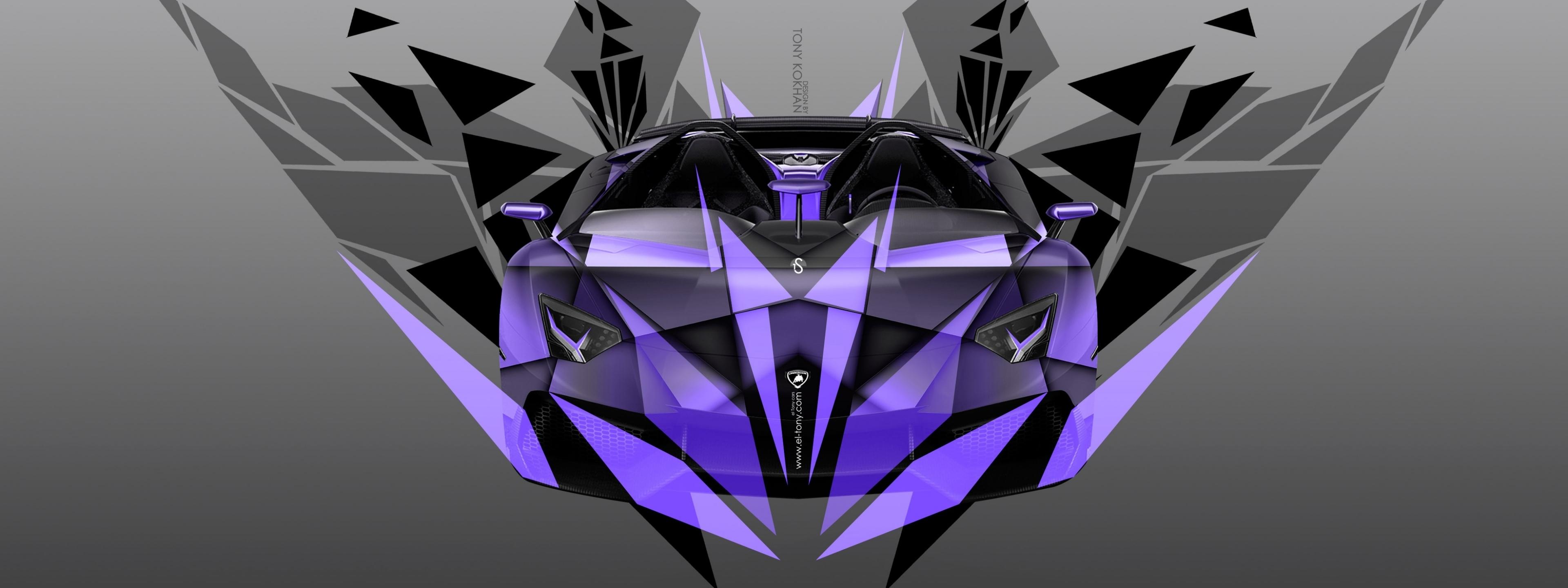 Lamborghini Aventador J Front Transformer. Desktop Background
