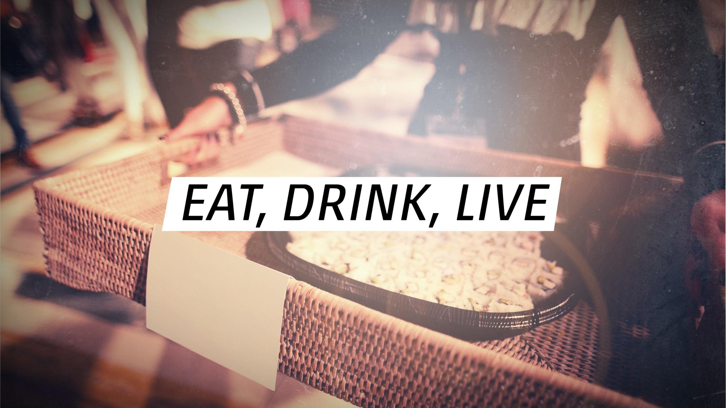 Quotes live drinks eat wallpaper. PC