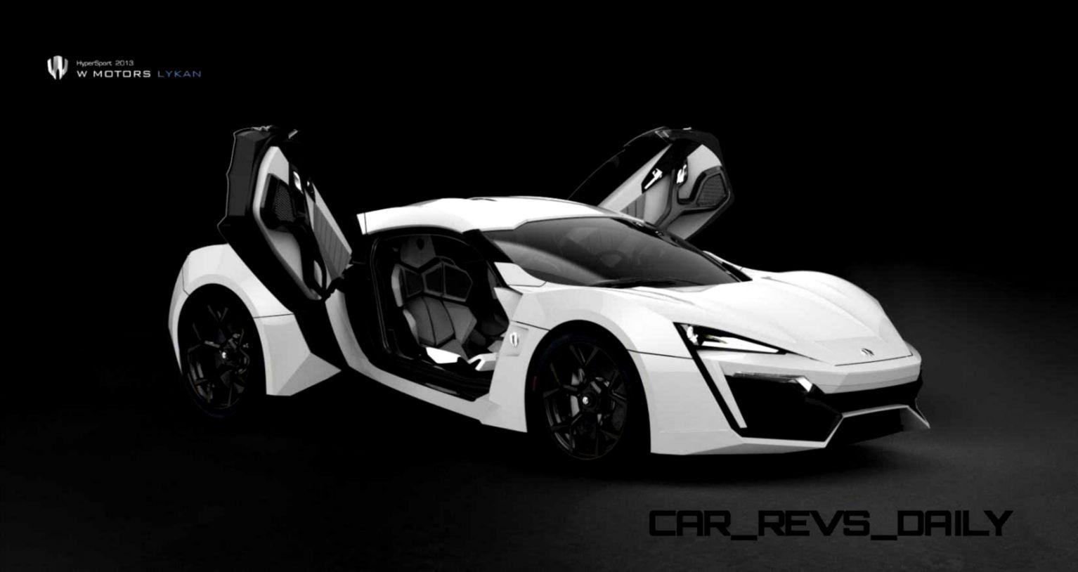 W Motors Lykan Hypersport White Car Wallpaper Widescreen