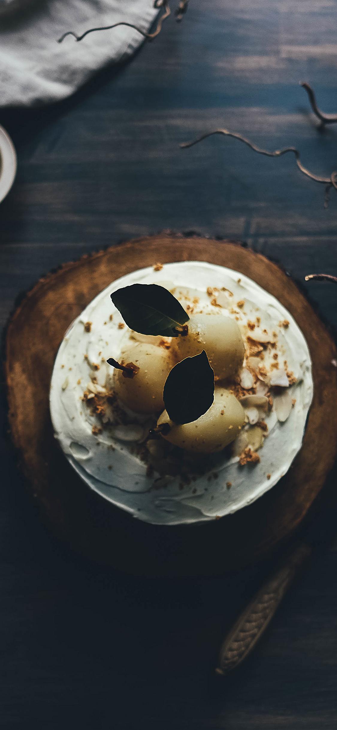 iPhone X wallpaper. food style eat dish