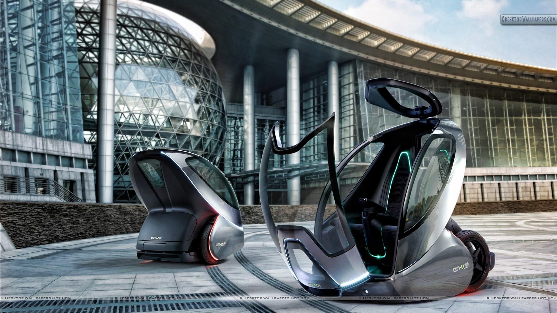 General Motors EN V Concept Future Car Wallpaper